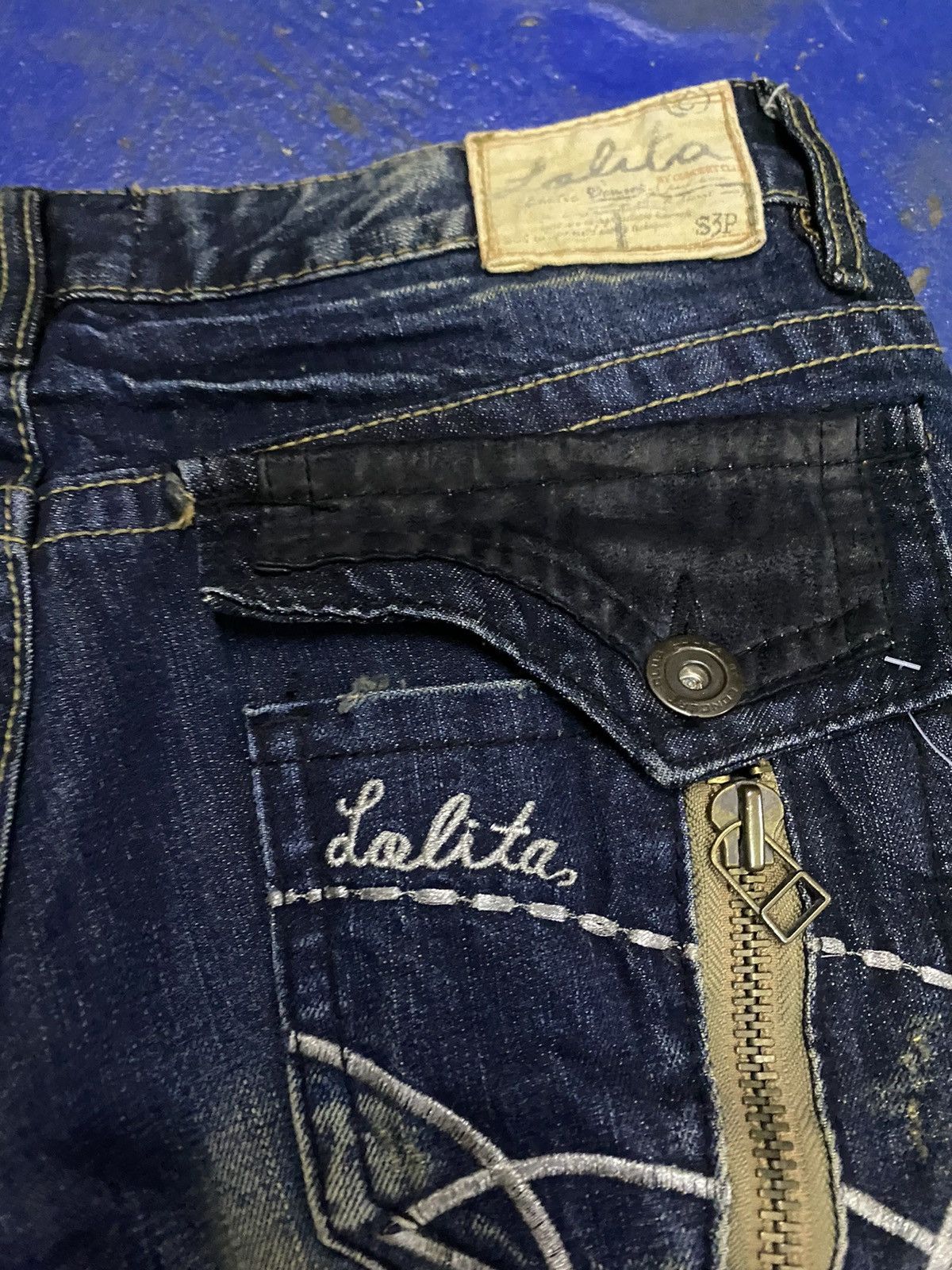 Designer × Hysteric Glamour × Japanese Brand Yoshitomo Nara Lolita jeans japan rare design Size US 35 - 4 Thumbnail