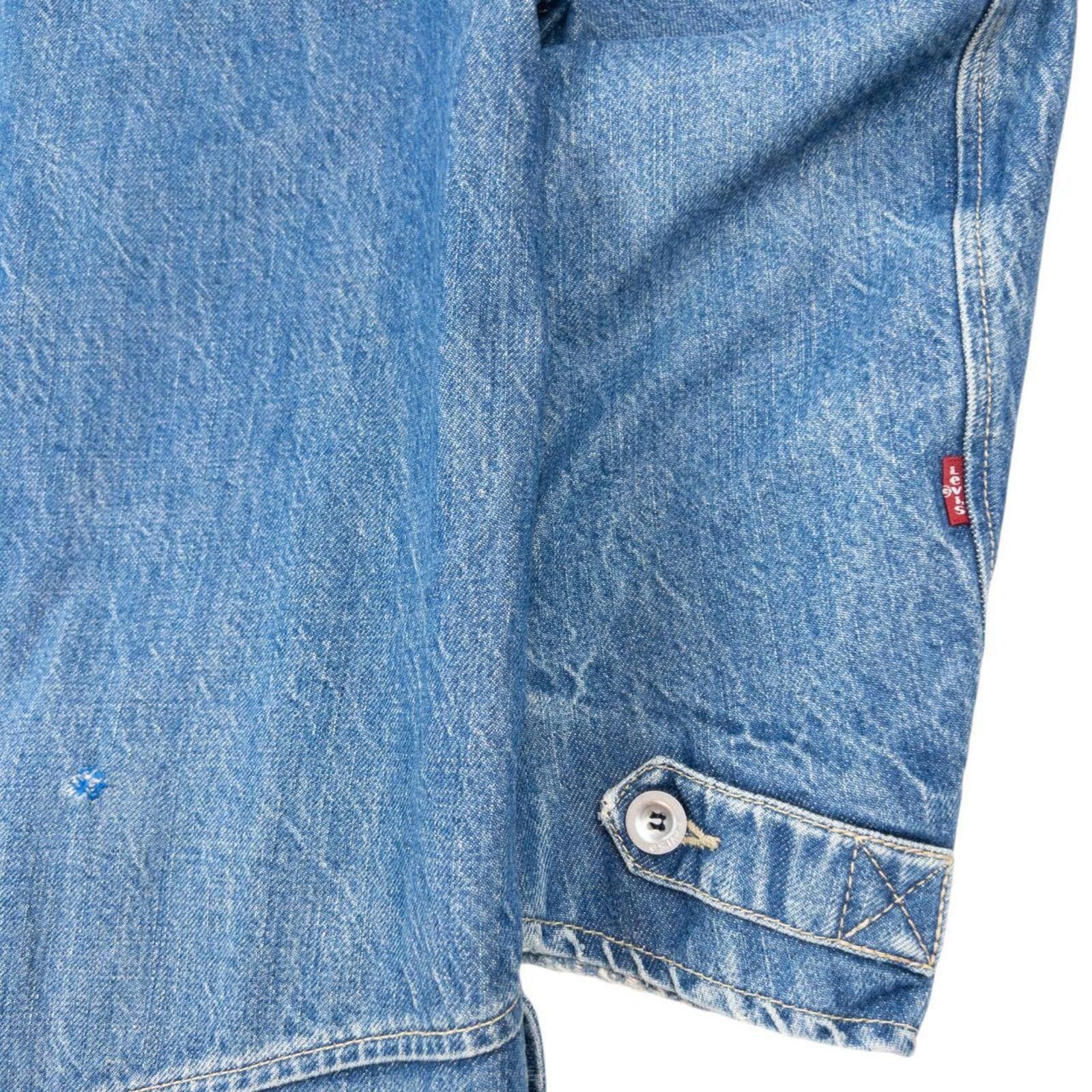 Levi's Vintage 2000s Levi's Engineered Garments Denim Trench Jacket Size US M / EU 48-50 / 2 - 5 Thumbnail