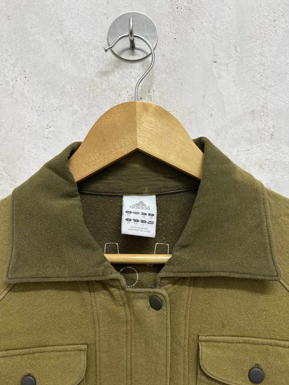 Adidas Sun Faded Adidas 3 Army Olive Sweatshirt Size US XXS / EU 40 - 4 Thumbnail