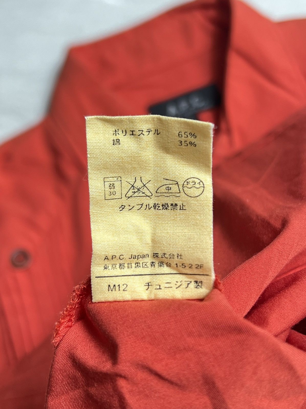 A.P.C. A.P.C Red Shirt Size US XS / EU 42 / 0 - 8 Thumbnail