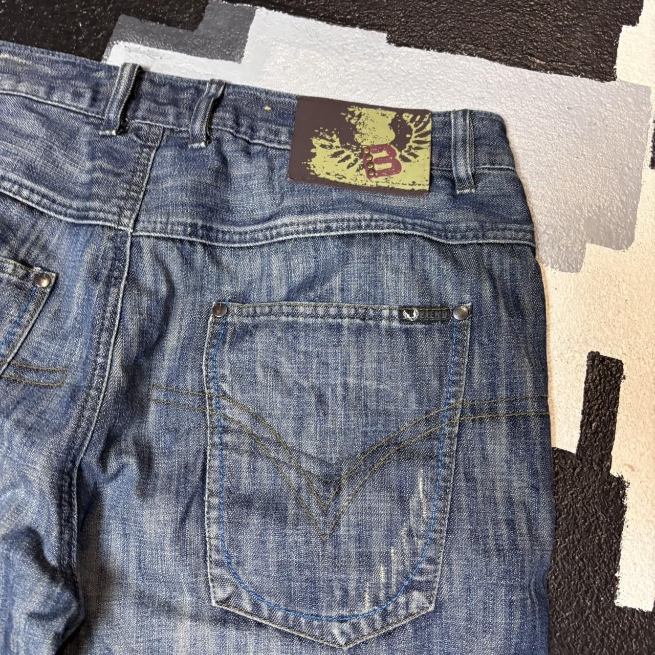 Japanese Brand × Vintage Vintage y2k baggy skater denim shorts Size US 38 / EU 54 - 8 Thumbnail