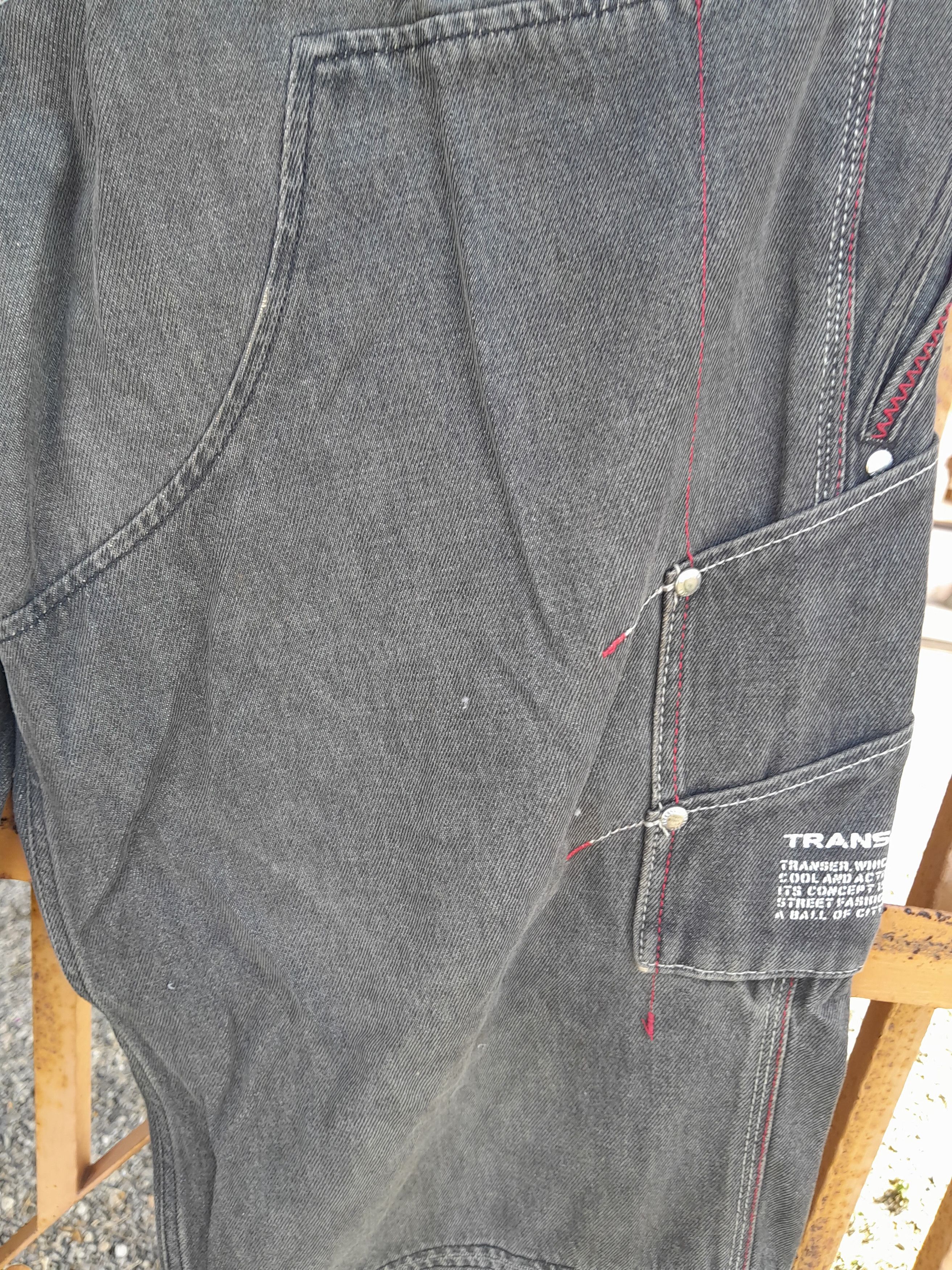 Japanese Brand ❤FINAL DROP❤FADED JAPANESE BAGGY MULTIPOCKET CARGO PANTS Size US 33 - 4 Thumbnail