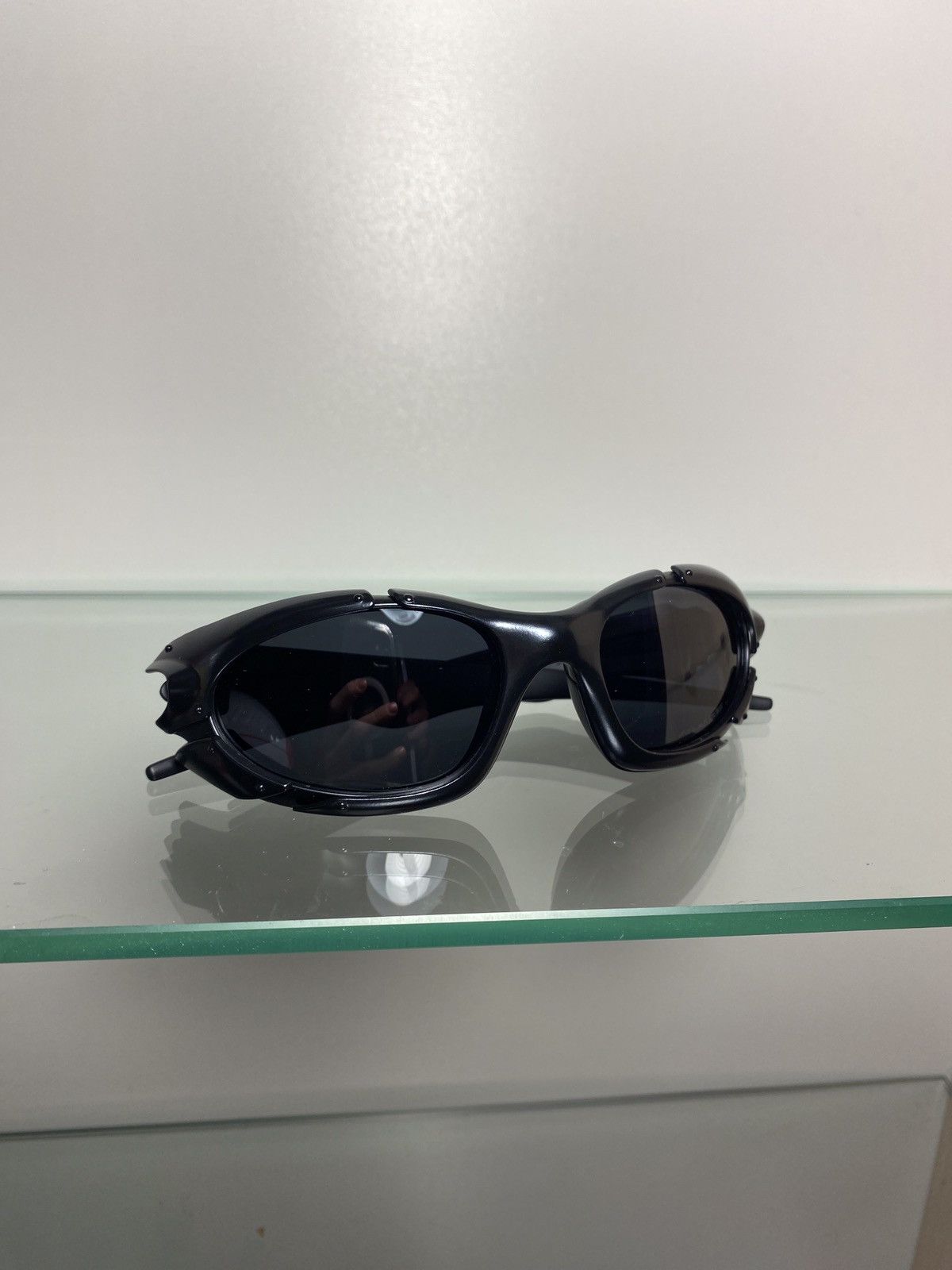 Pre-owned Oakley X Outdoor Life Vintage Oakley Sunglasses Black Metal Gorpcore Y2k