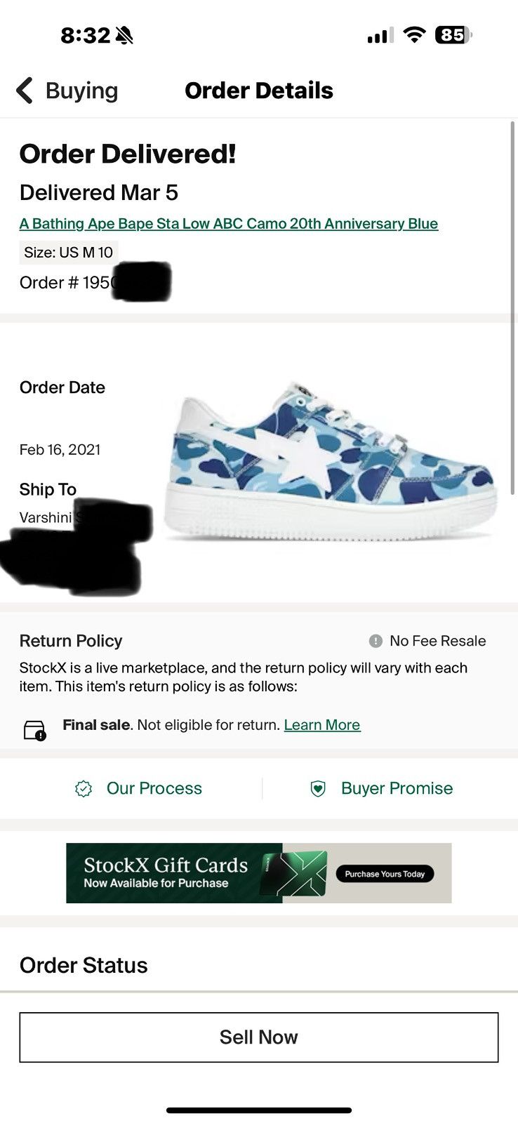 Bape A Bathing Ape Bape Sta Low Size US 10 / EU 43 - 11 Thumbnail