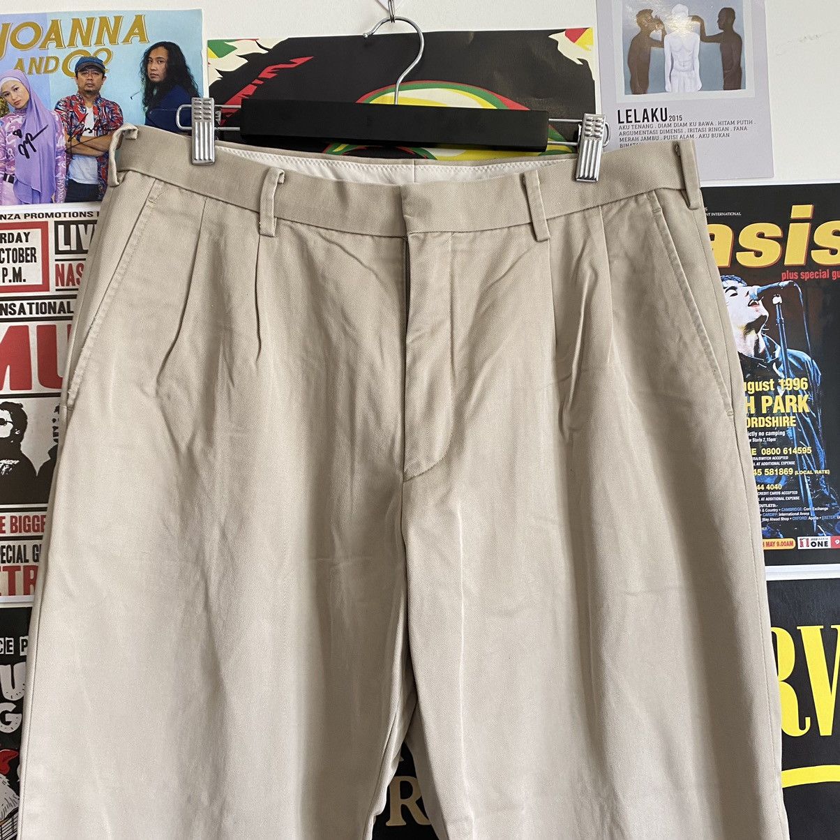 Uniqlo Vintage Uniqlo Baggy Chinos Pants Size US 35 - 2 Thumbnail