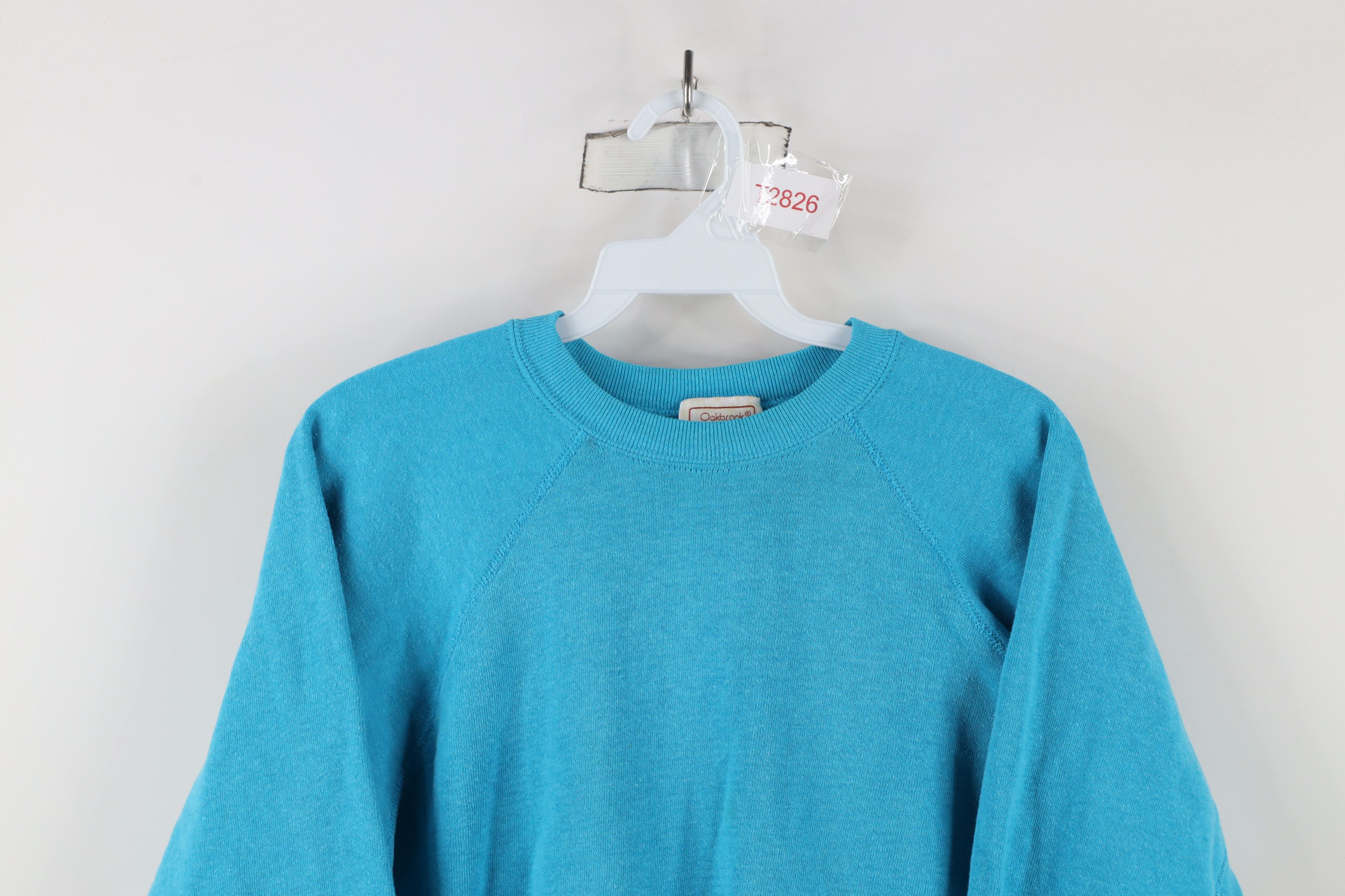 Vintage Vintage 70s 80s Streetwear Blank Crewneck Sweatshirt USA Size M / US 6-8 / IT 42-44 - 2 Thumbnail