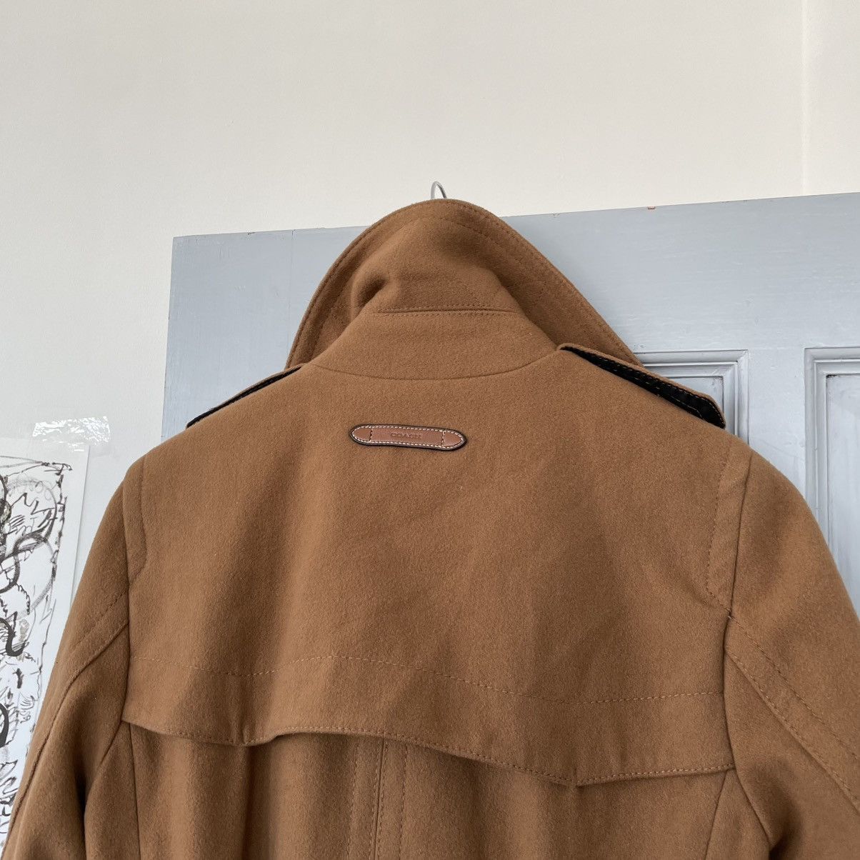 Coach Women’s Coach Wool Double-breasted Coat Trench size S Size S / US 4 / IT 40 - 3 Thumbnail