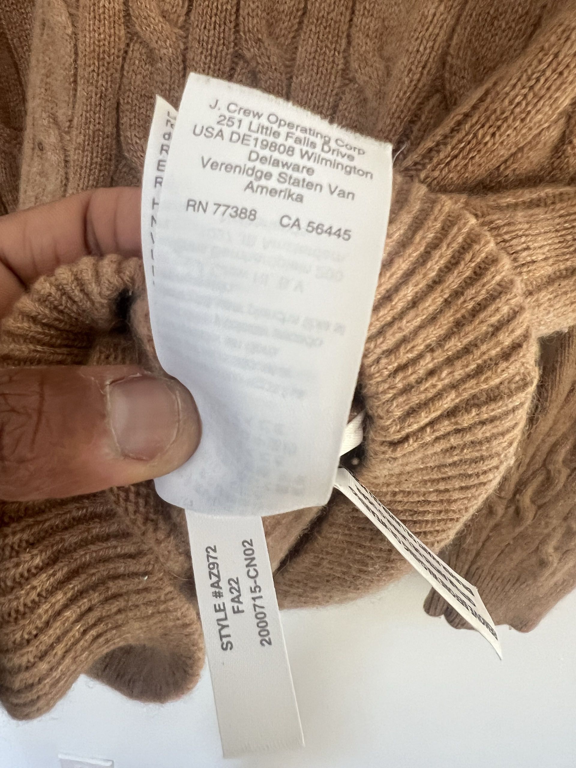 J.Crew J.Crew Cashmere Cable Crewneck Sweater (Babenzien-Era) Size US M / EU 48-50 / 2 - 6 Thumbnail