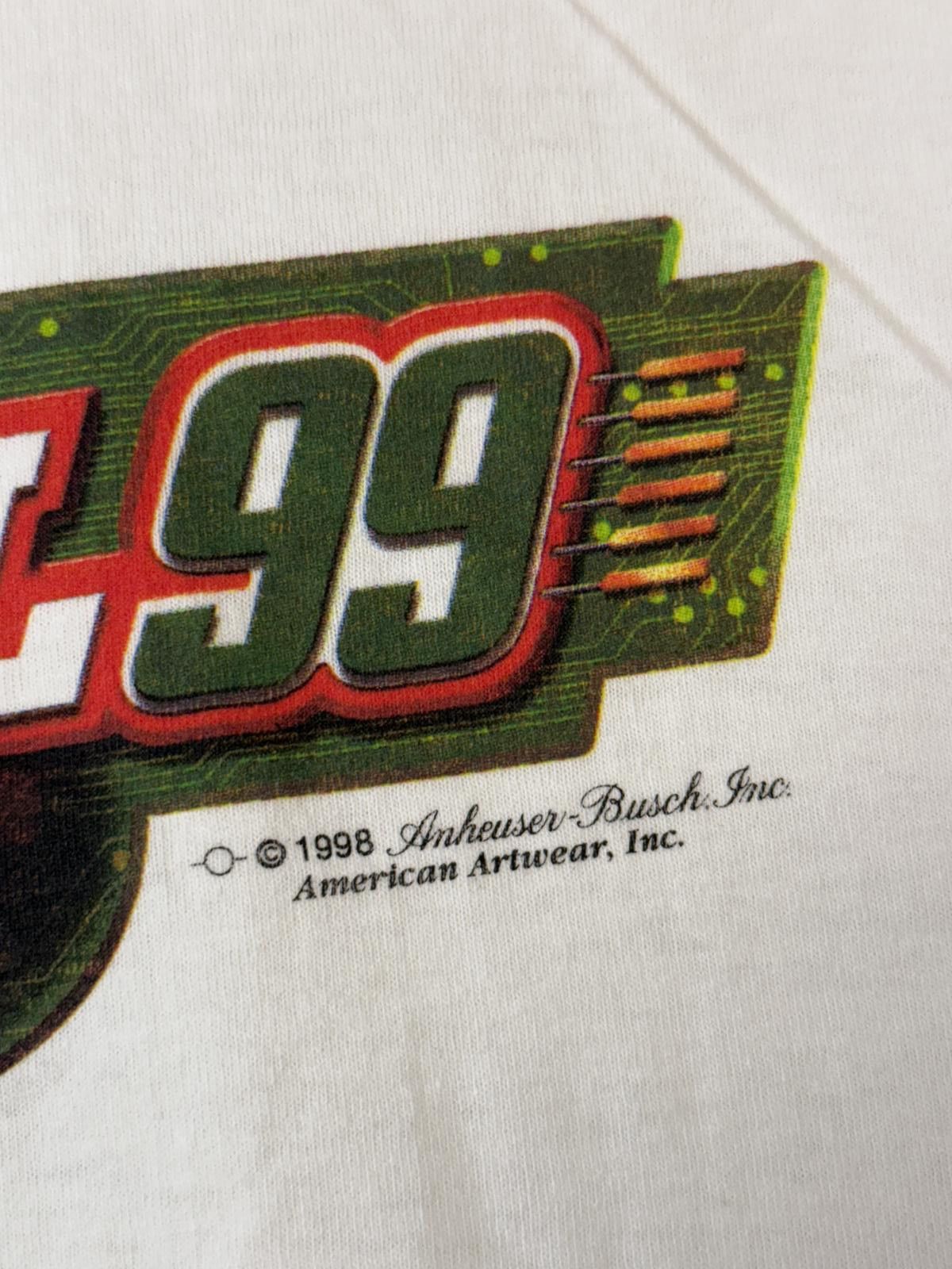 Tultex VTG Budweiser Super Bowl T-shirt Bud Bowl 1999 It's Coming Size US XL / EU 56 / 4 - 4 Thumbnail