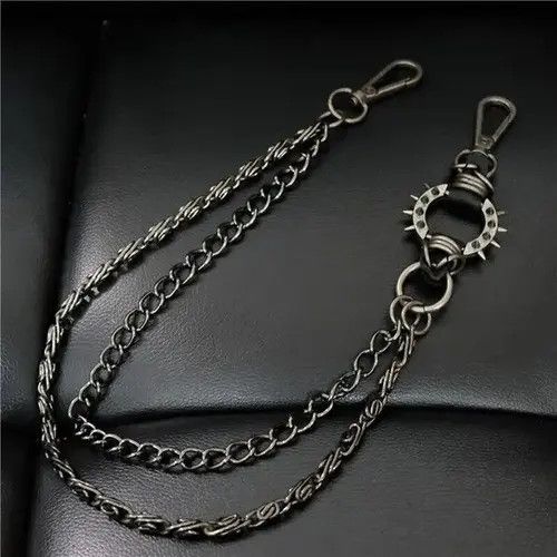VIBE 2 Layer Waist Punk Wallet Chain Size ONE SIZE - 6 Thumbnail