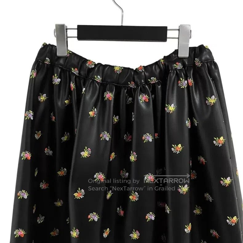 Comme des Garcons Comme des Garcons size S Little Flower Embroidered Skirt Size 23" - 5 Thumbnail