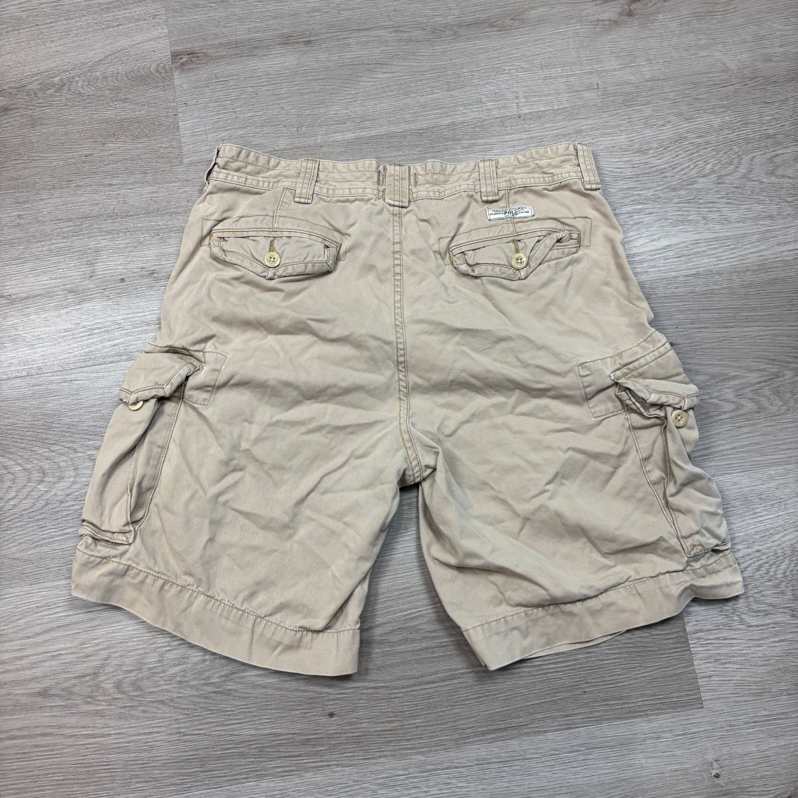 Polo Ralph Lauren Polo Ralph Lauren 10" Baggy Cargo Shorts 36 Skater Dadcore Size US 36 / EU 52 - 2 Thumbnail