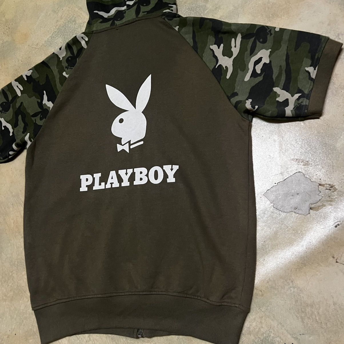 Playboy Playboy Zipper Hoodie Big Logo Camo Style Size US L / EU 52-54 / 3 - 3 Thumbnail