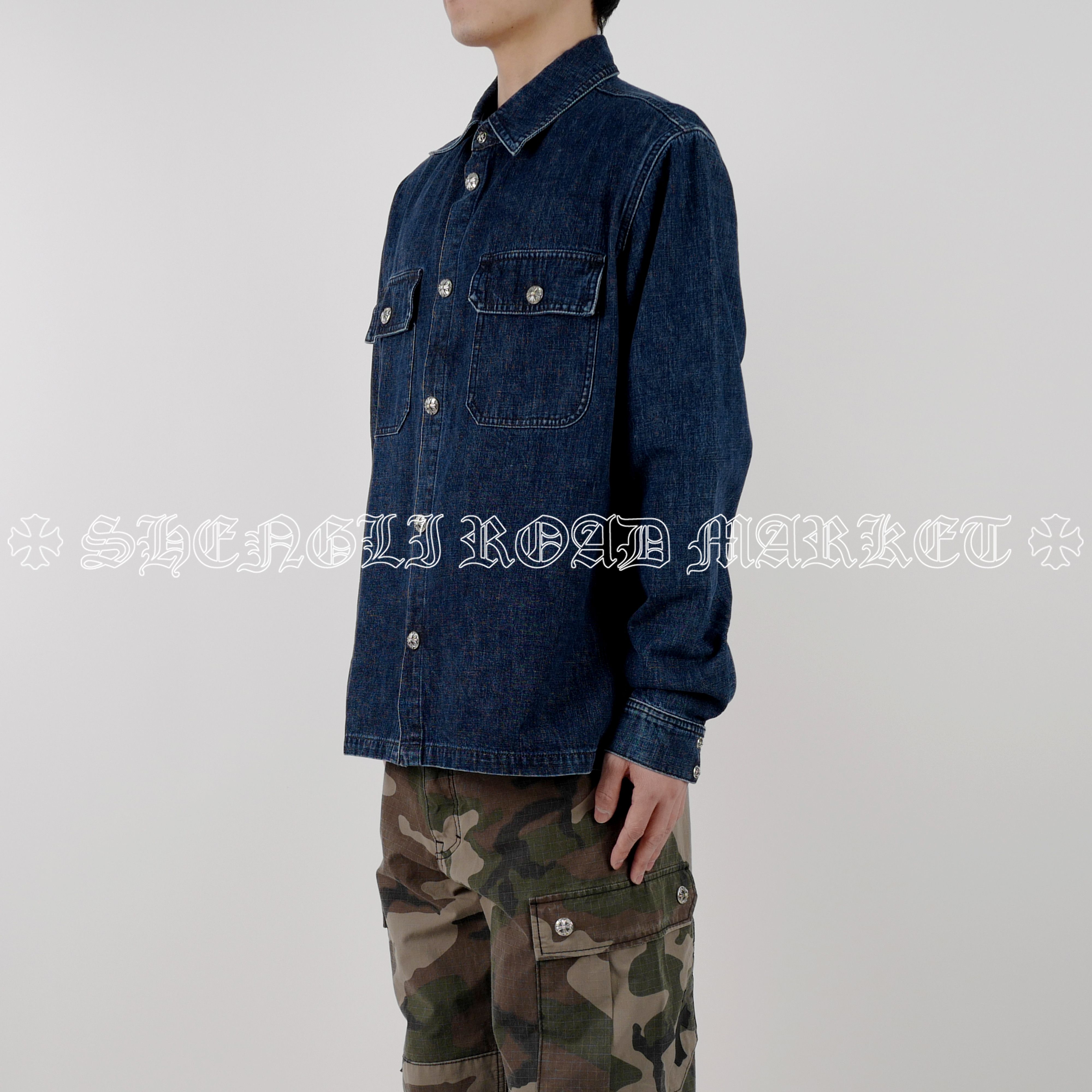 Chrome Hearts Chrome Hearts Work Dog Denim Shirt Jacket Size US L / EU 52-54 / 3 - 12 Thumbnail