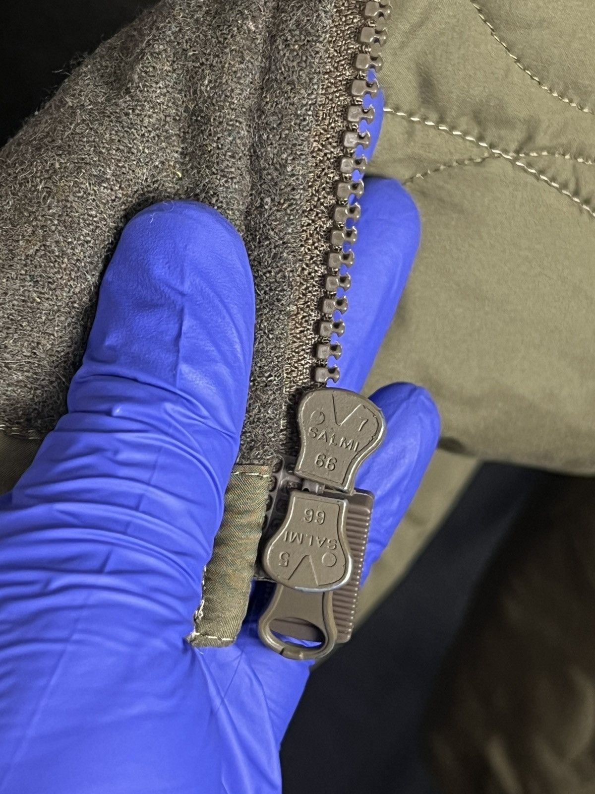 Aspesi Aspesi Men’s Nylon Quilted Jacket Olive Thermore Insulated Size US S / EU 44-46 / 1 - 10 Thumbnail