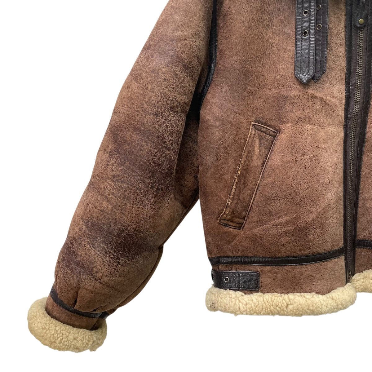 Aviator Nation 💥 Fedeless Military American Wear B3 Sheepskin Us Airforces Size US M / EU 48-50 / 2 - 3 Thumbnail