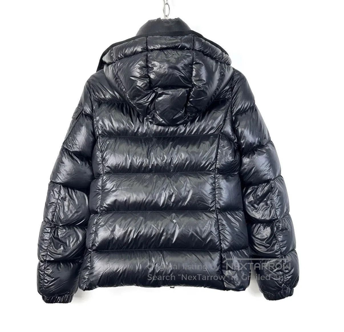 Moncler Black Puffer Jacket with Hood . Size US XS / EU 42 / 0 - 2 Thumbnail