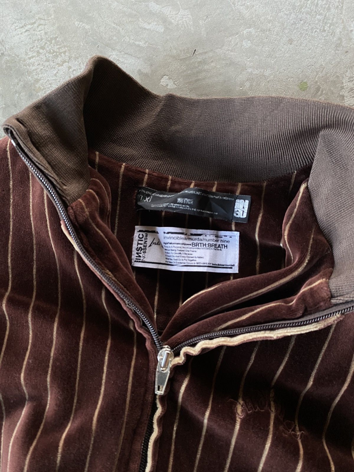 Number (N)ine NUMBER NINE X INVICIBLEARMURDA X BRTH BREATH Velvet Jacket Size US L / EU 52-54 / 3 - 2 Thumbnail