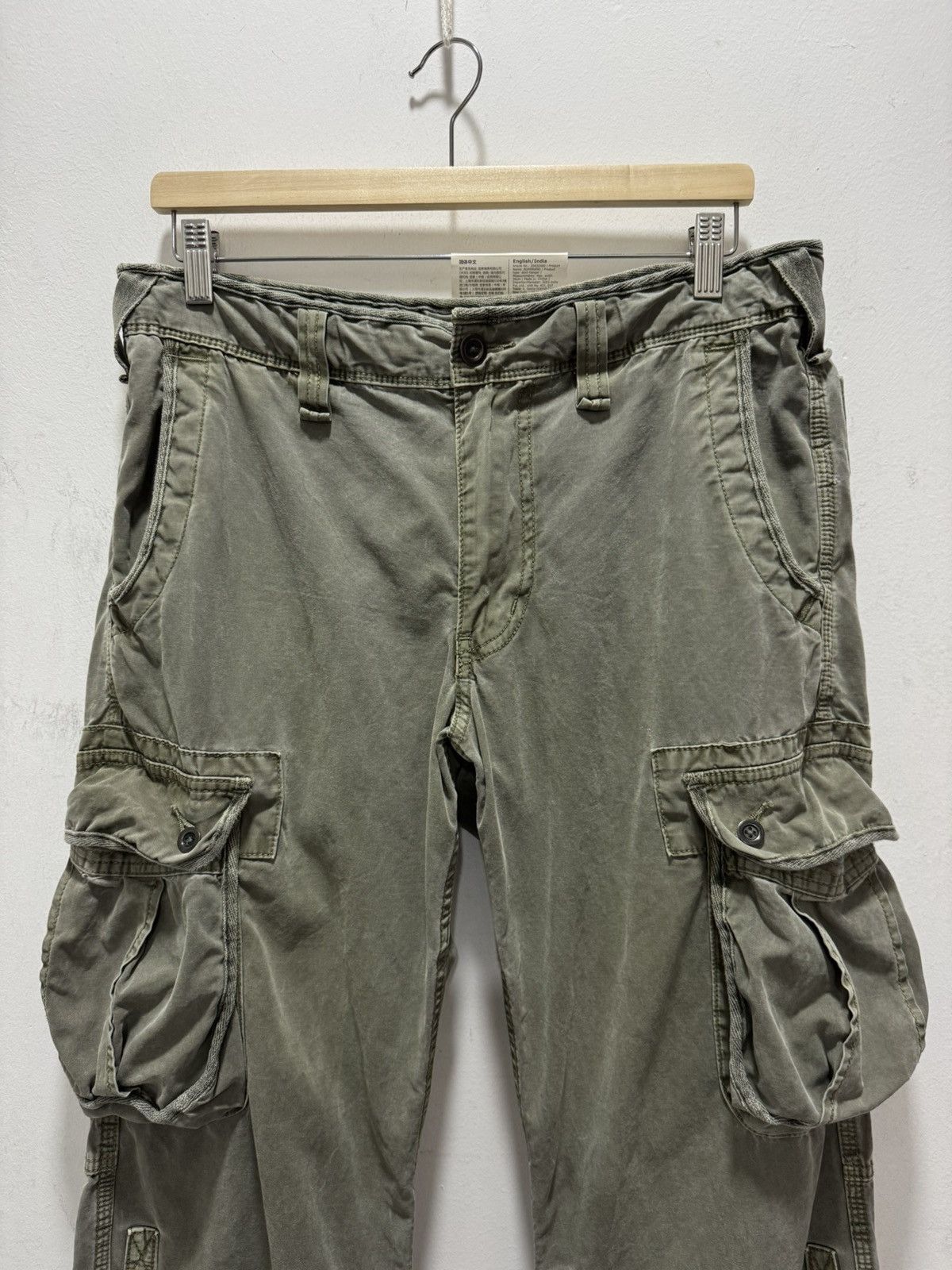 Uniqlo JAPANESE BRAND UNIQLO TWILL MULTIPOCKET CARGO MILITARY PANTS Size US 32 / EU 48 - 3 Thumbnail