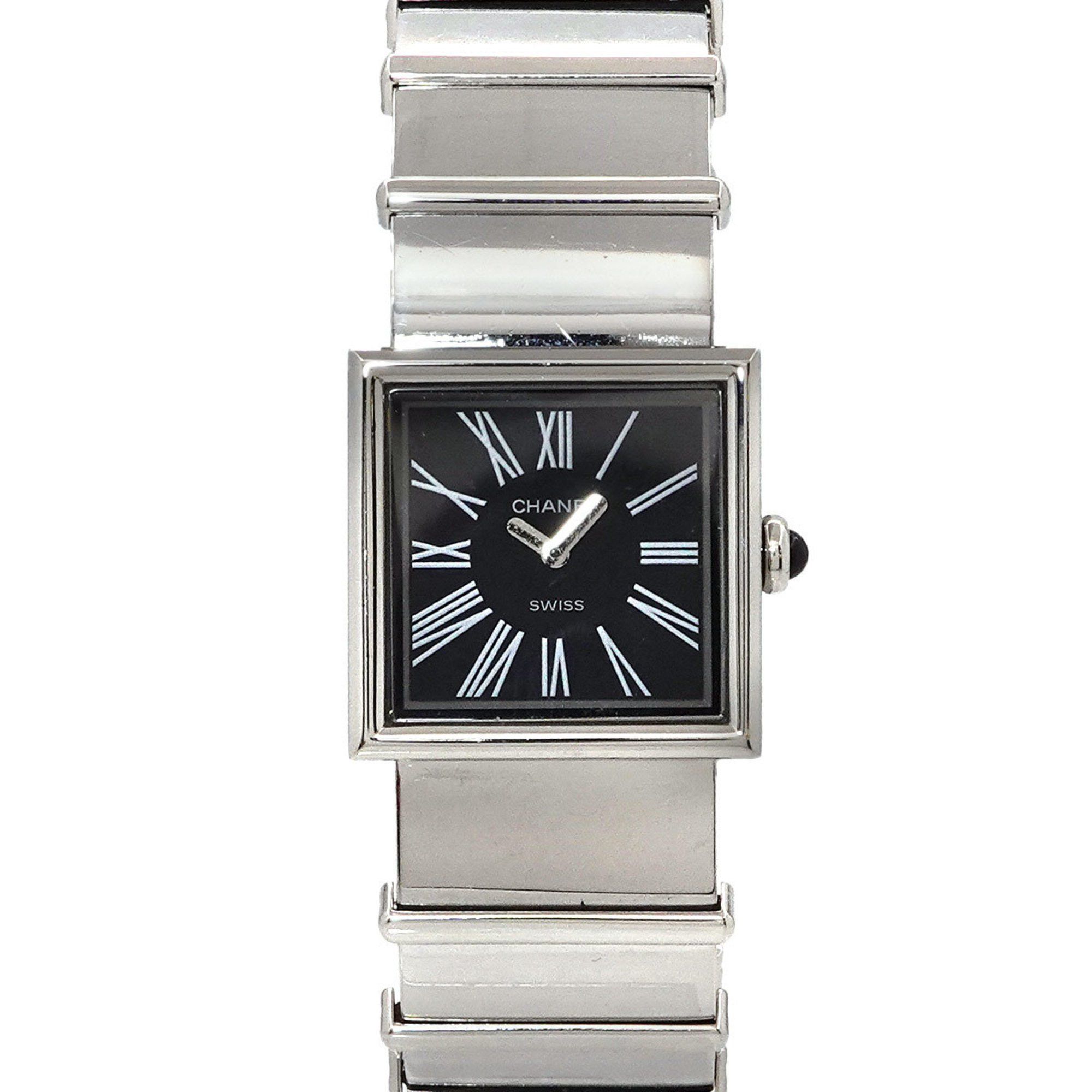 image of Chanel Mademoiselle H0826 Ladies Watch Black Dial Quartz, Women's