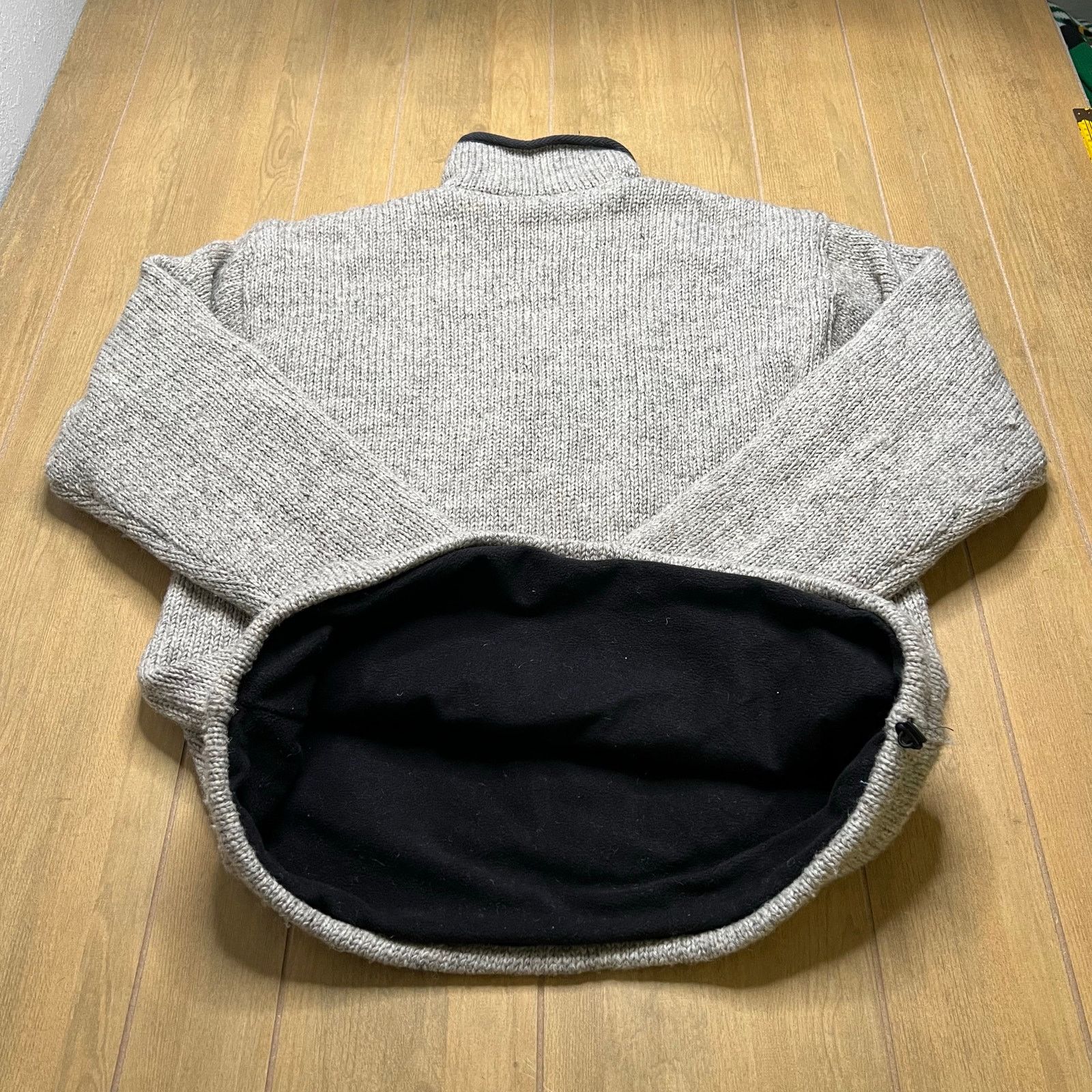 Vintage THC Natural Line Icelandic Pure Wool Sweater 1/4 Zip XXL Size US XXL / EU 58 / 5 - 13 Thumbnail