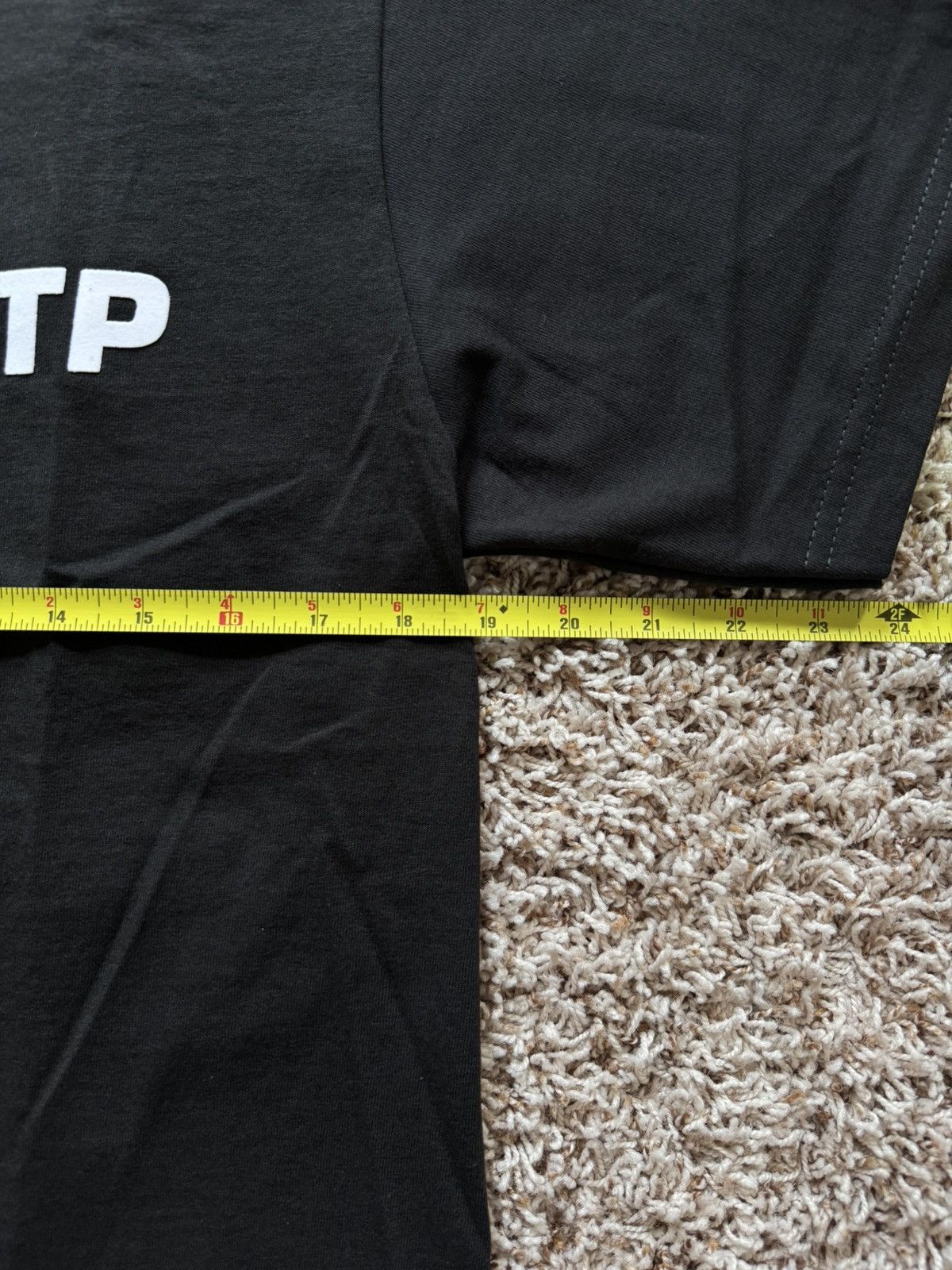 Fuck The Population FTP Flocked Logo Tee Black Size US M / EU 48-50 / 2 - 9 Thumbnail