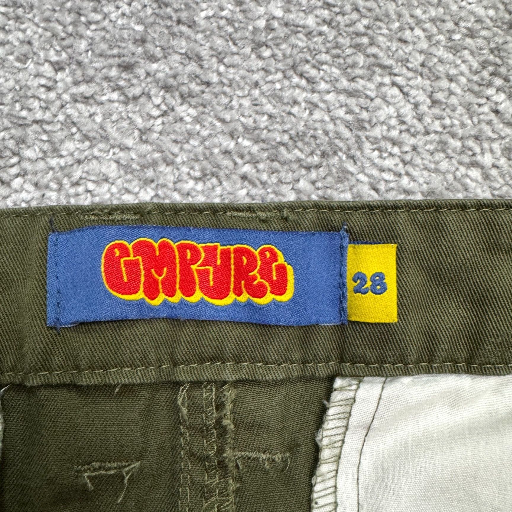Empyre Vintage Gmpyre Relax Cargo Pants Mens 28 Olive Green Straight Casual 32x26 Size US 28 / EU 44 - 7 Thumbnail