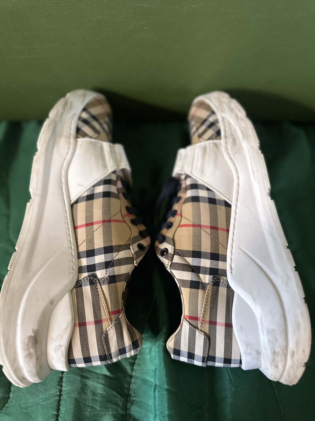 Burberry Burberry Regis Check Sneakers Size US 11 / EU 44 - 6 Thumbnail
