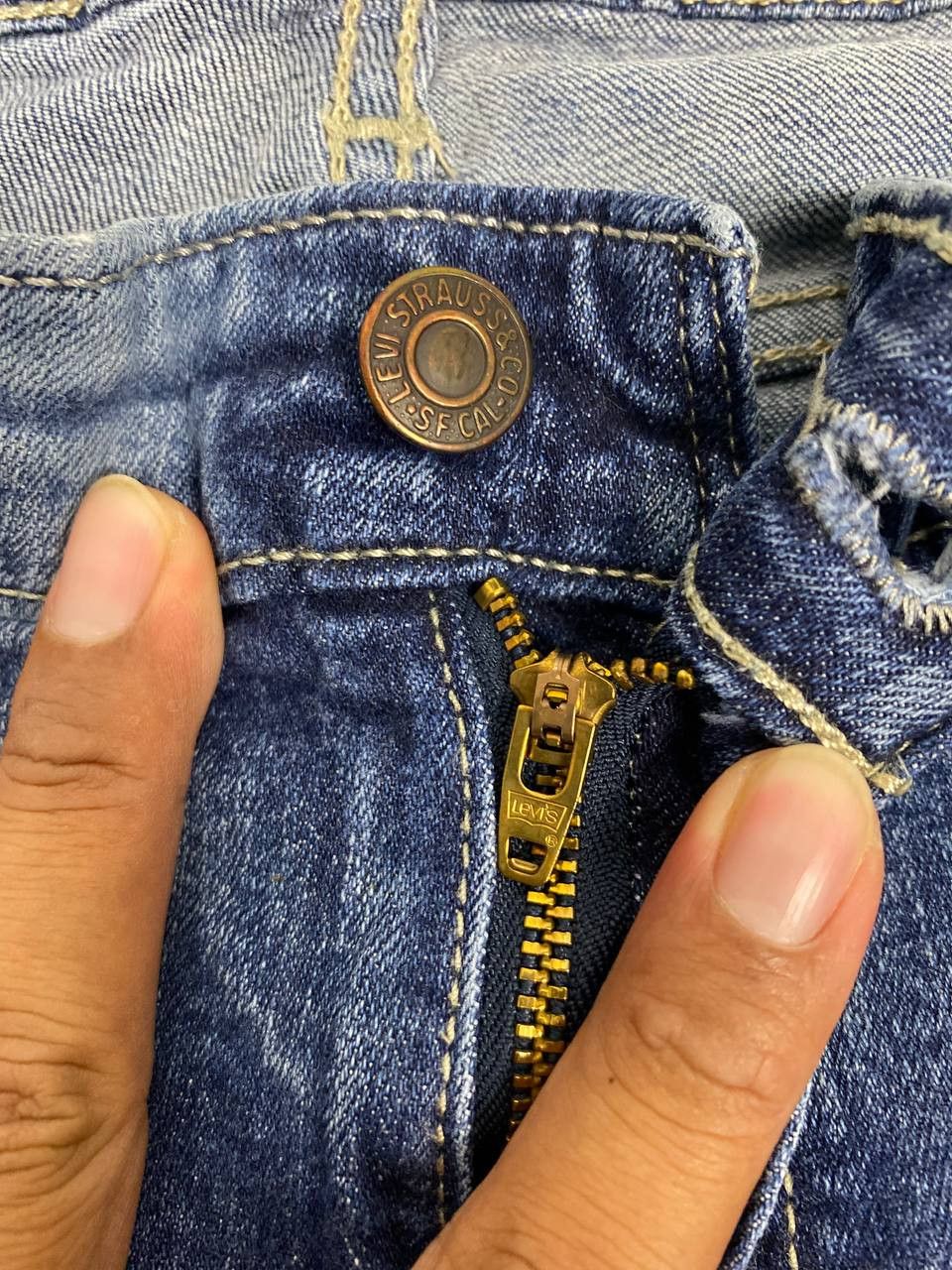 Levi's vintage levis 518 superlow bootcut flare denim nice design Size 37" - 11 Thumbnail