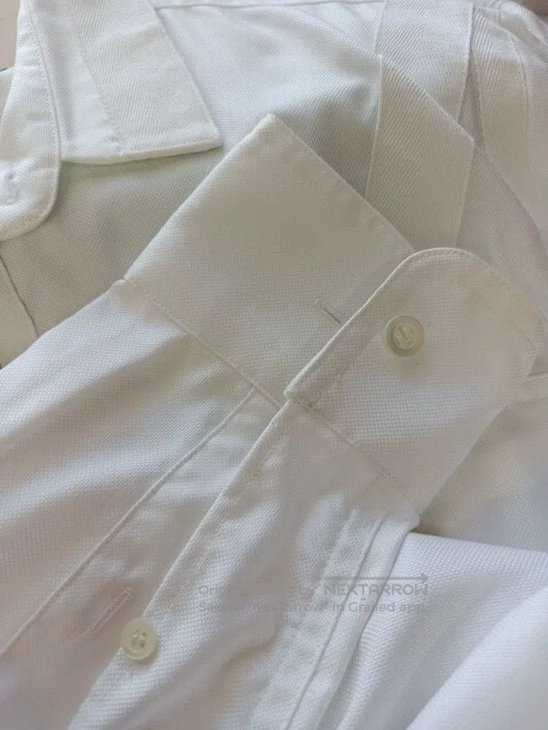 Dries Van Noten Dries Van Noten White Cotton Shirt. Size US XL / EU 56 / 4 - 5 Thumbnail