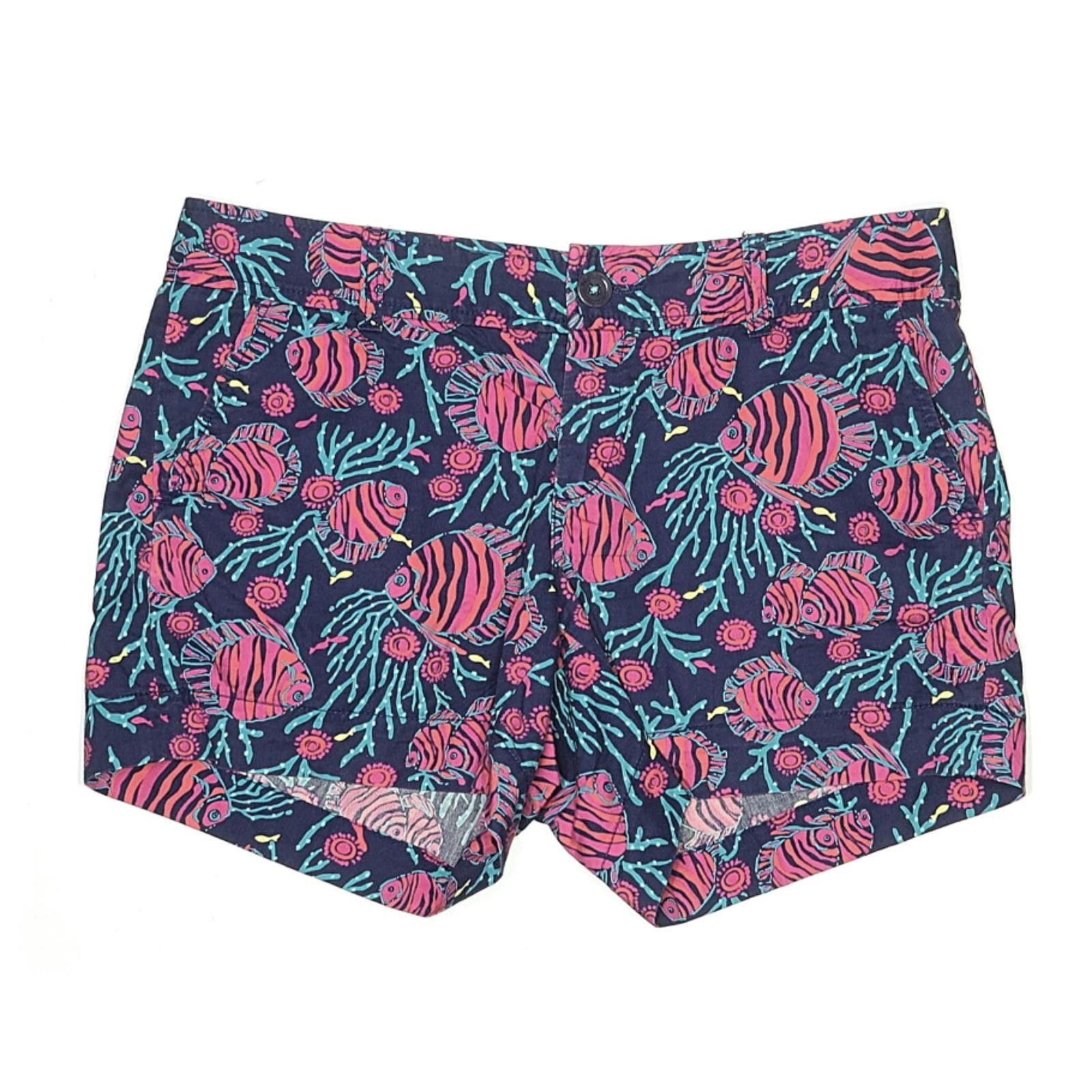 Other Lilly Pulitzer Tropical Print Women's Shorts Size 8 Size 30" / US 8 / IT 44 - 1 Thumbnail