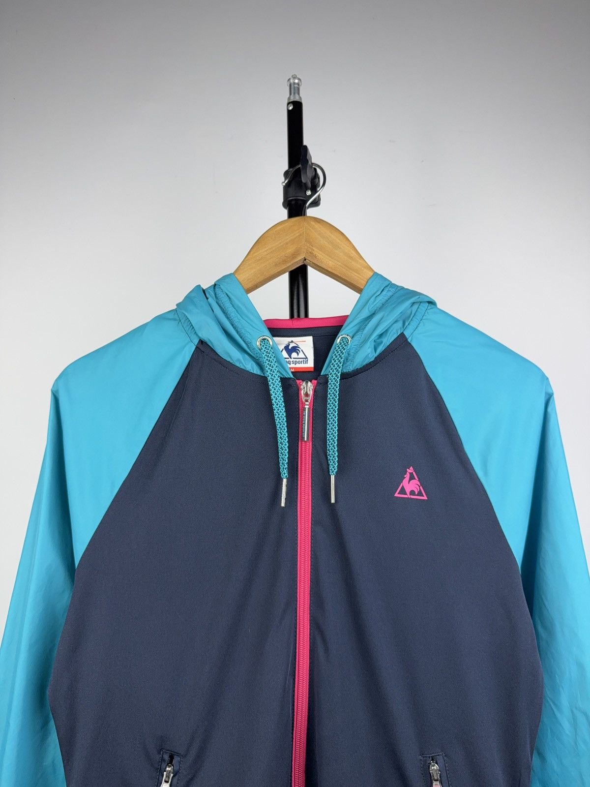 Le Coq Sportif Retro 00s Le Coq Sportif Colorblock Windbreaker Jacket M Size M / US 6-8 / IT 42-44 - 2 Thumbnail