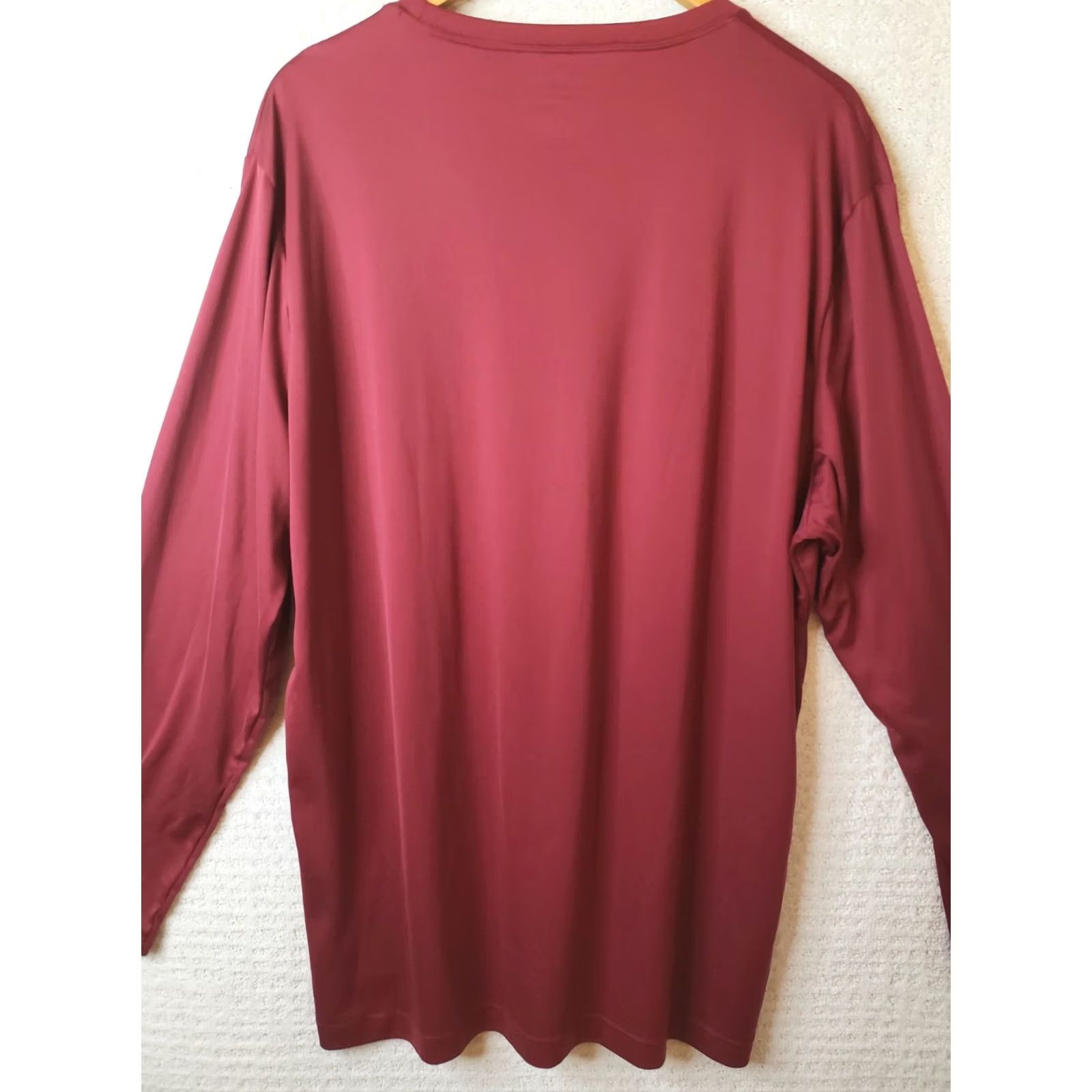 Mizuno Mizuno DryLite Men XL Red Long Sleeve Crew Neck Performance Shirt Size US XL / EU 56 / 4 - 6 Thumbnail
