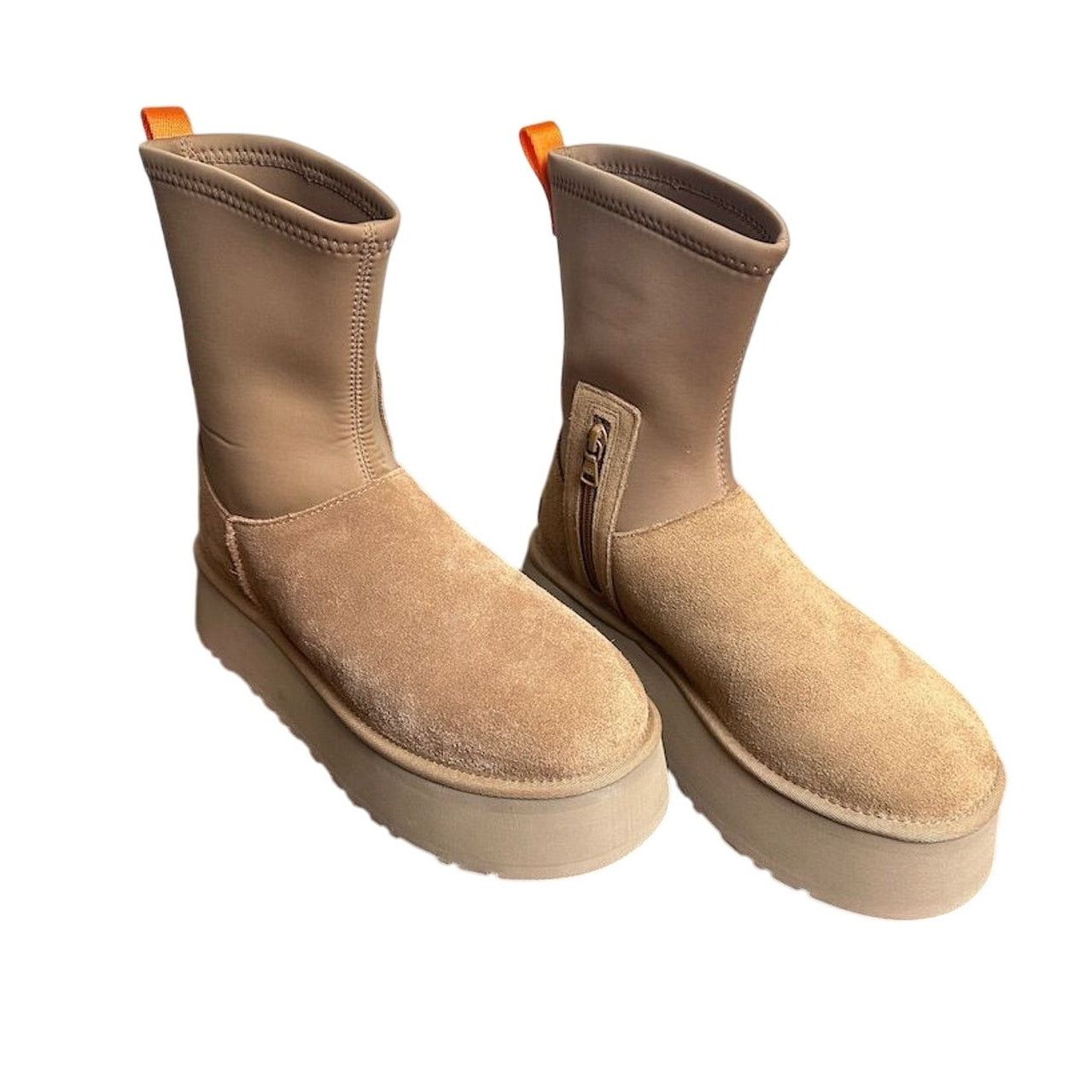 Ugg UGG Women's Ankle Booties Brown with Orange Accent Size 9 Size US 9 / IT 39 - 2 Thumbnail