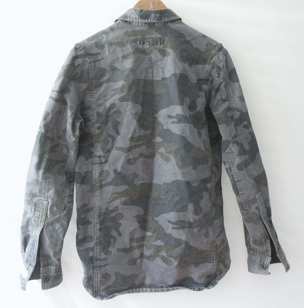 G-Star G Star Heavy Shirt Camo Denim Size S/M Fading Gray / Green Size US M / EU 48-50 / 2 - 2 Thumbnail
