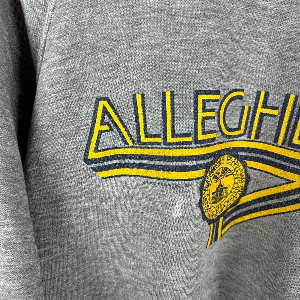 Vintage Vintage 70s Allegheny County Pennsylvania Sweatshirt Size US S / EU 44-46 / 1 - 4 Thumbnail