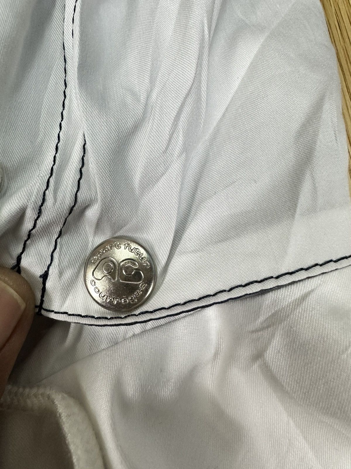 Courreges Courreges Nylon Windbreaker Vintage Jacket Z207 Size US L / EU 52-54 / 3 - 8 Thumbnail
