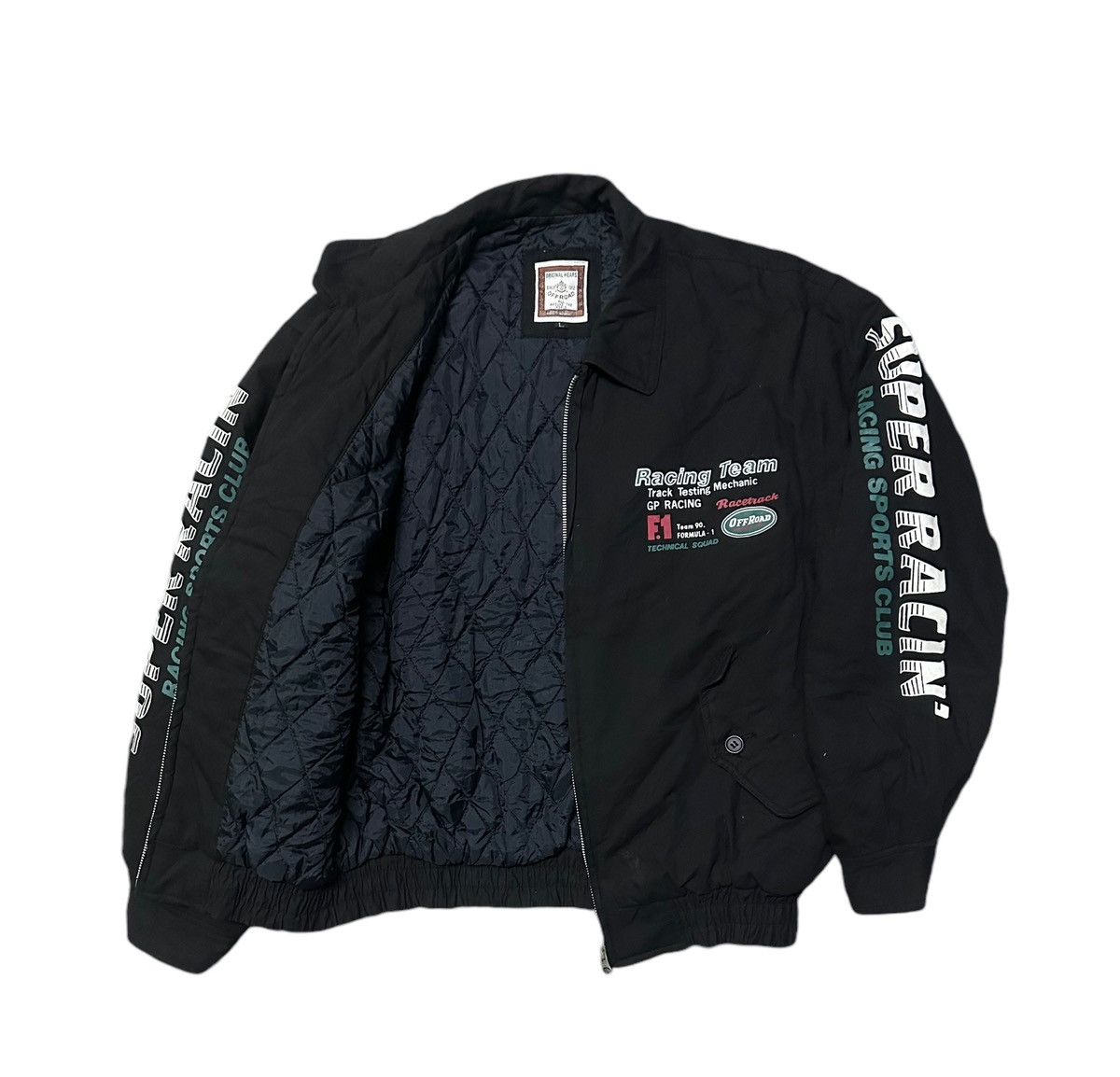 Japanese Brand Offroad f1 racing team track bomber jacket Size US L / EU 52-54 / 3 - 3 Thumbnail