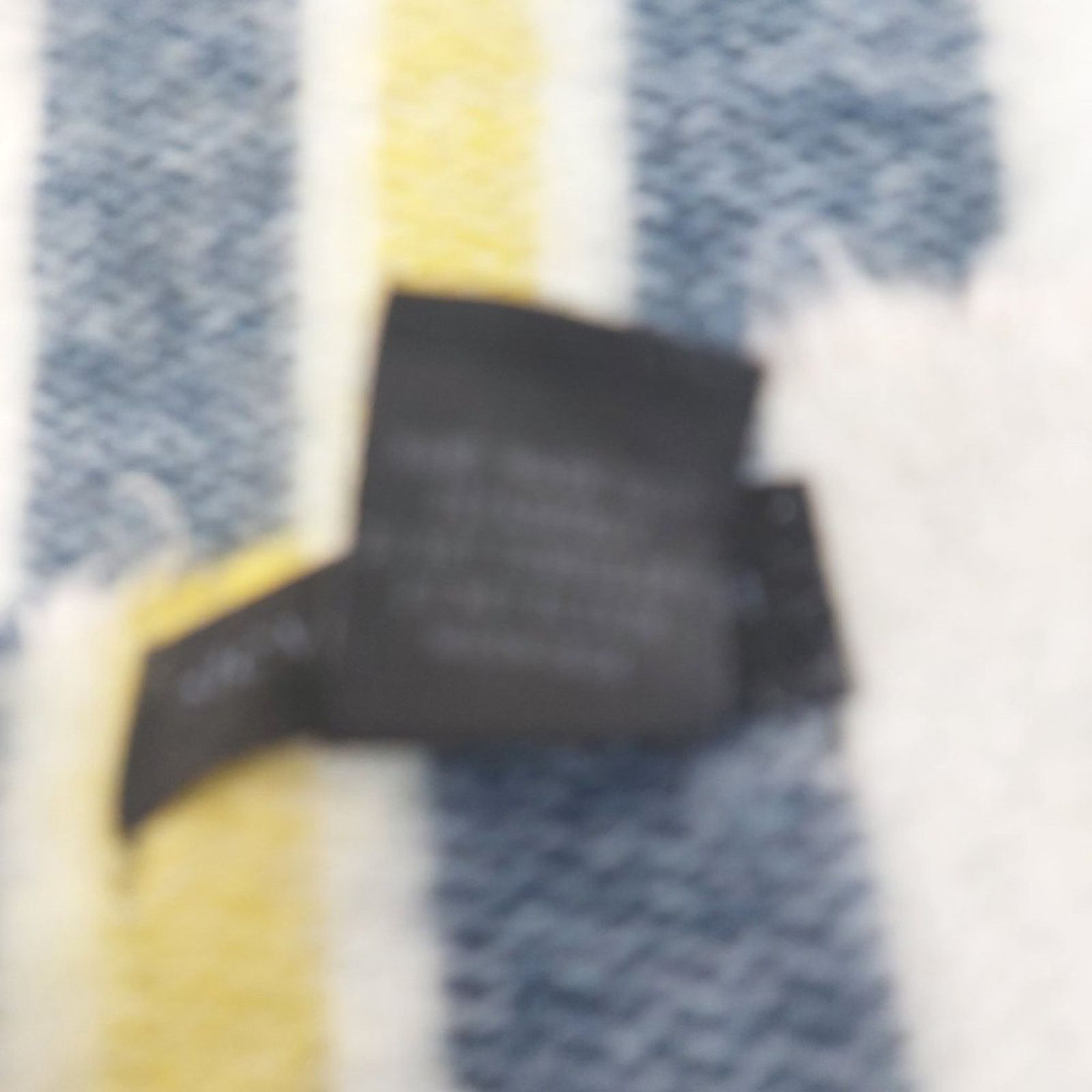 Steve Madden Steve Madden Fuzzy Scarf with Tassels Blue Navy Blue Size ONE SIZE - 2 Thumbnail