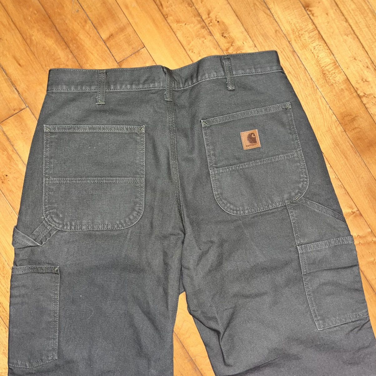 Carhartt Carhartt canvas olive green pants Size US 34 / EU 50 - 1 Thumbnail