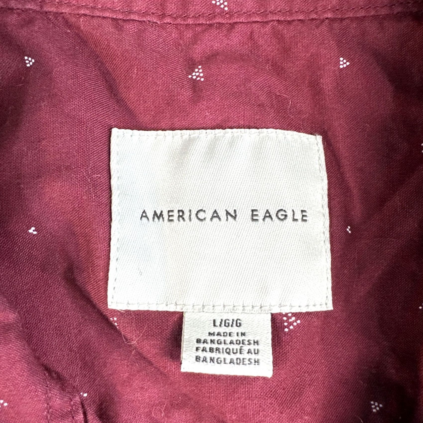 Vintage VINTAGE America Eagle Button Up Shirt Mens L Red Size US L / EU 52-54 / 3 - 2 Thumbnail