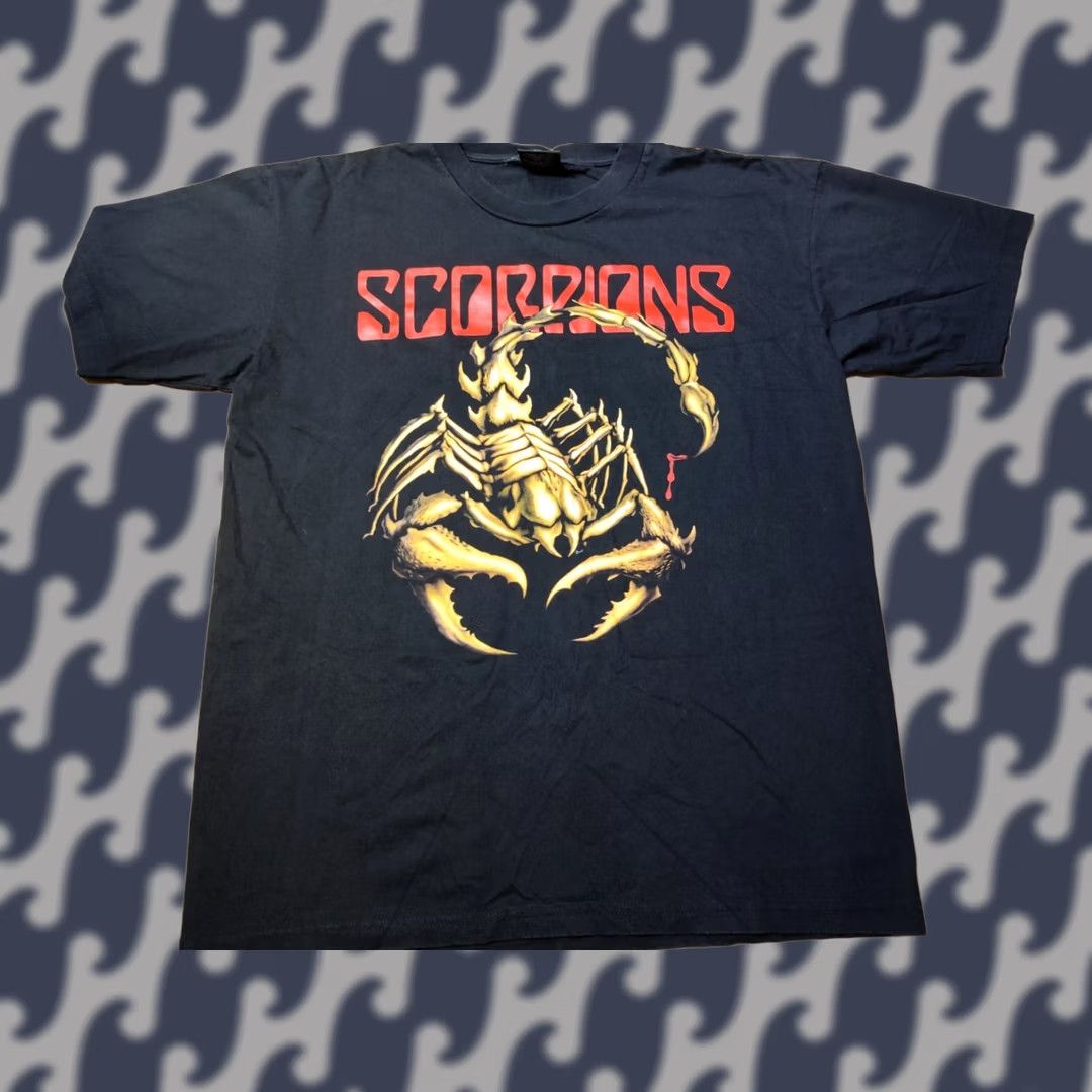 X-LARGE Vintage Scorpions P.K. Sports T-Shirt Mens XL Black Cotton X-Large Shirt Mens XL Black Graphic Print Size US XL / EU 56 / 4 - 1 Thumbnail