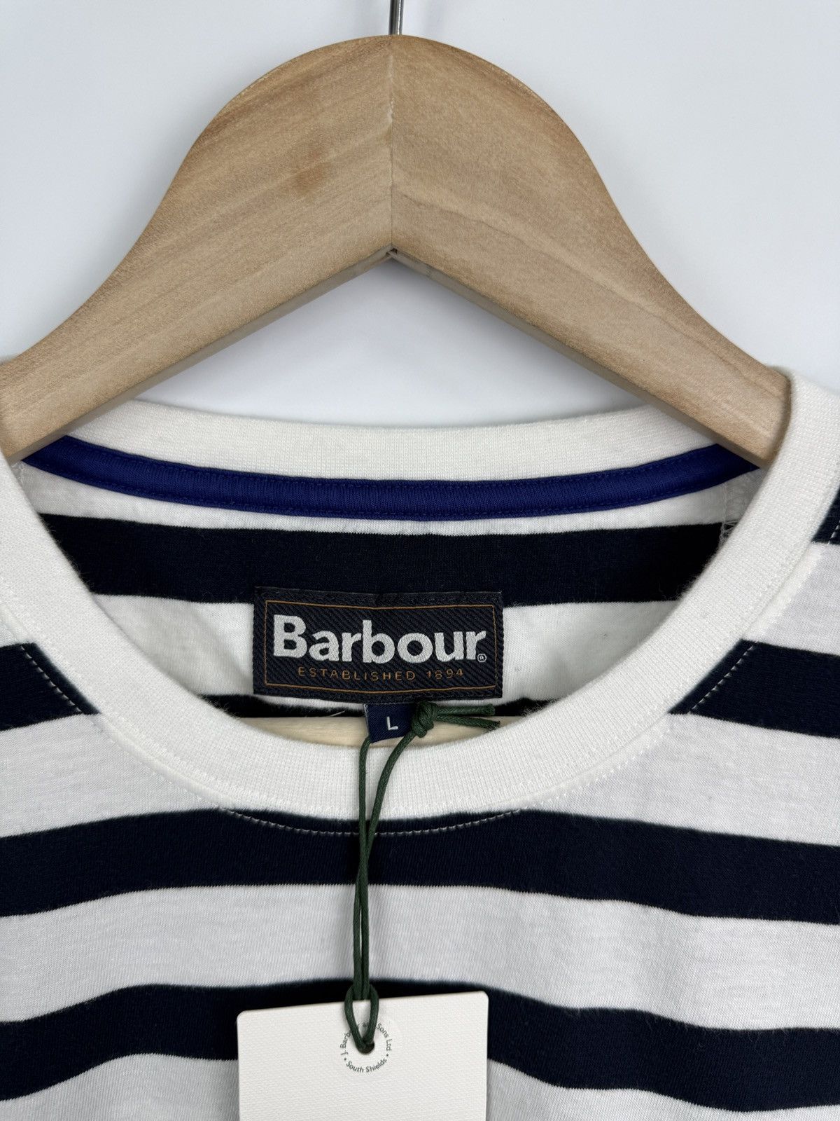 Barbour × Noah 🇬🇧 NEW❗️Barbour Thwart T-Shirt Rare Retro Hype Y2K Size US L / EU 52-54 / 3 - 8 Thumbnail
