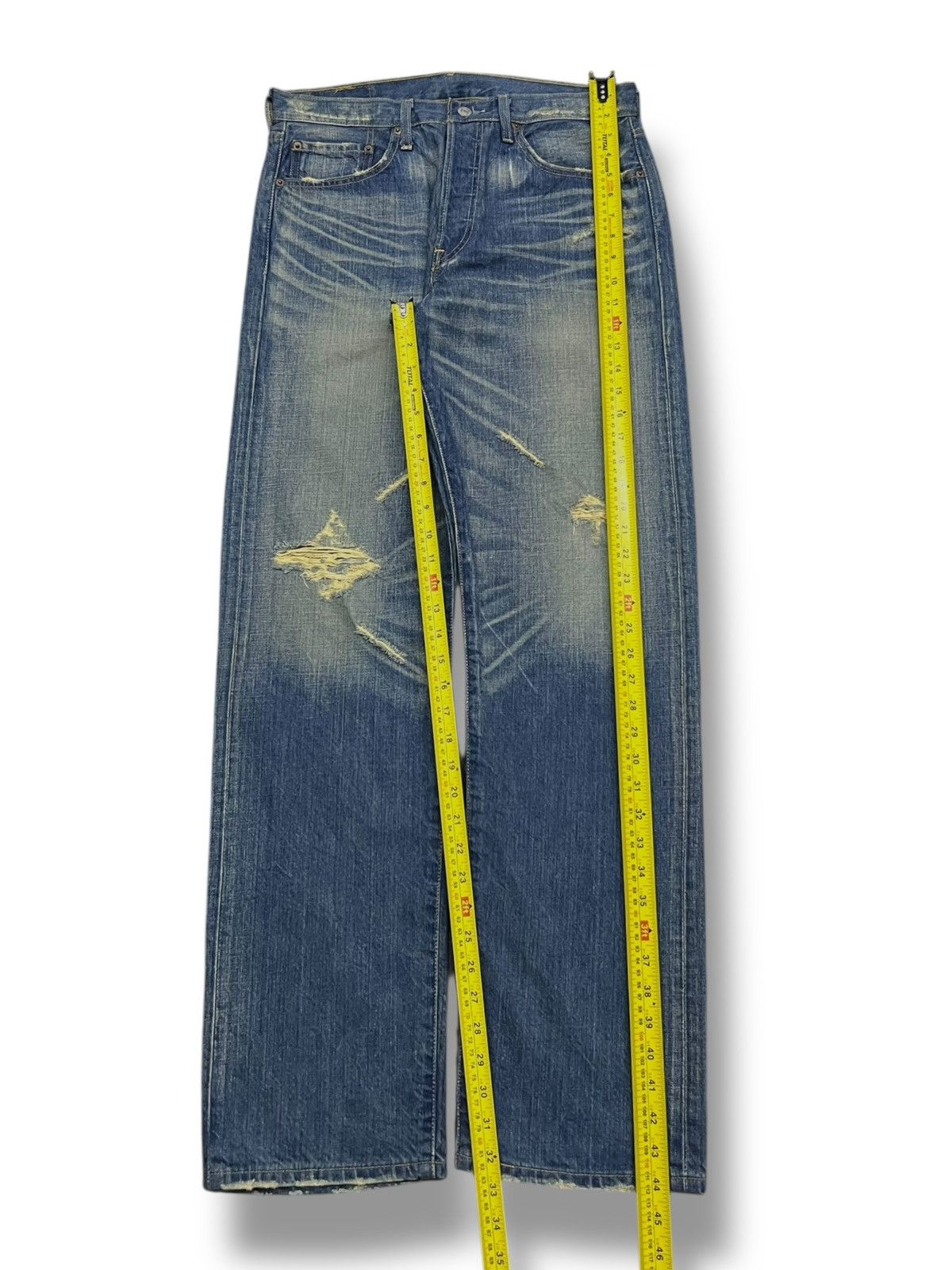 Levi's Loose Vintage 05s Levi’s 501 Japan Denim-Faded Whisker Wash Size US 33 - 18 Thumbnail