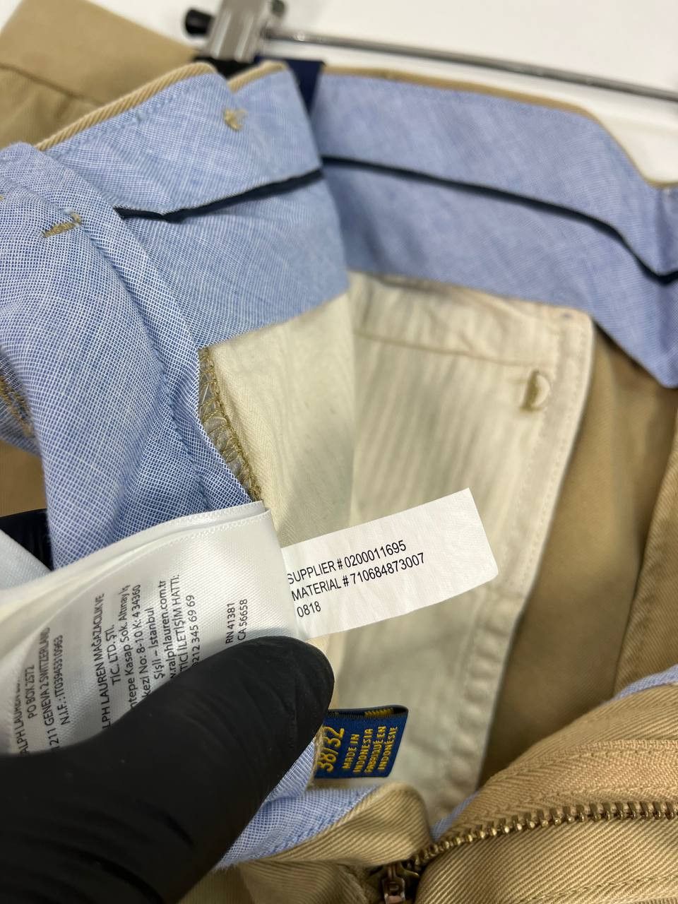 Polo Ralph Lauren Polo Ralph Lauren Tailored Slim Fit Chino Pants Beige Sz 38 Size US 32 / EU 48 - 6 Thumbnail
