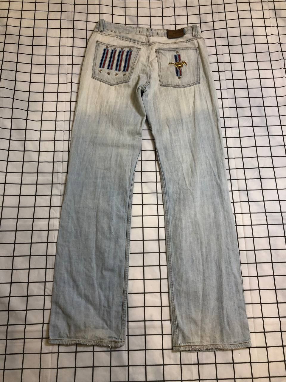 Mustang Vintage MUSTANG Jeans Faded Blue Denim Size US 32 / EU 48 - 23 Thumbnail