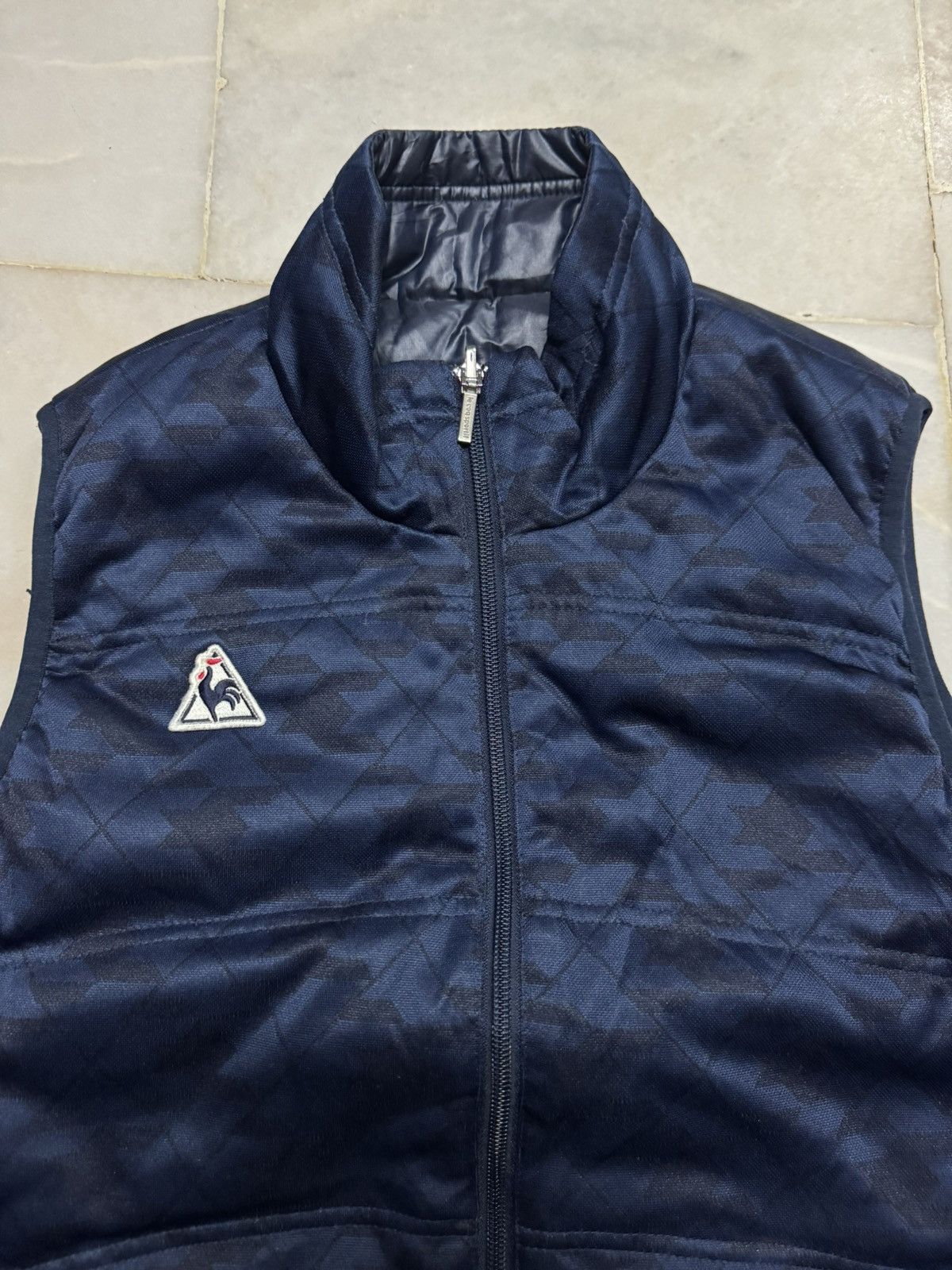 Le Coq Sportif 💥VINTAGE PUFFER VEST REVERSIBLE LE COQ SPORTIF RARE DESIGN Size US S / EU 44-46 / 1 - 7 Thumbnail