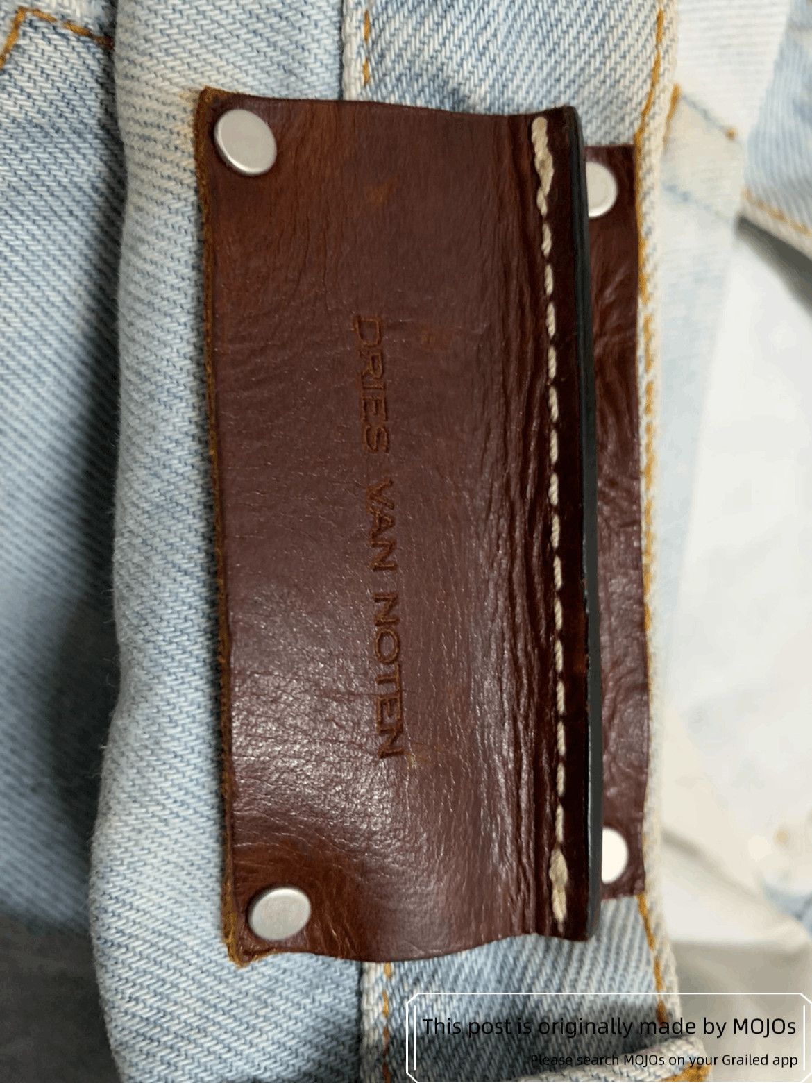 Dries Van Noten Sz 31 Dries Van Noten Classic Cassic Washed Denim Size US 31 - 7 Thumbnail