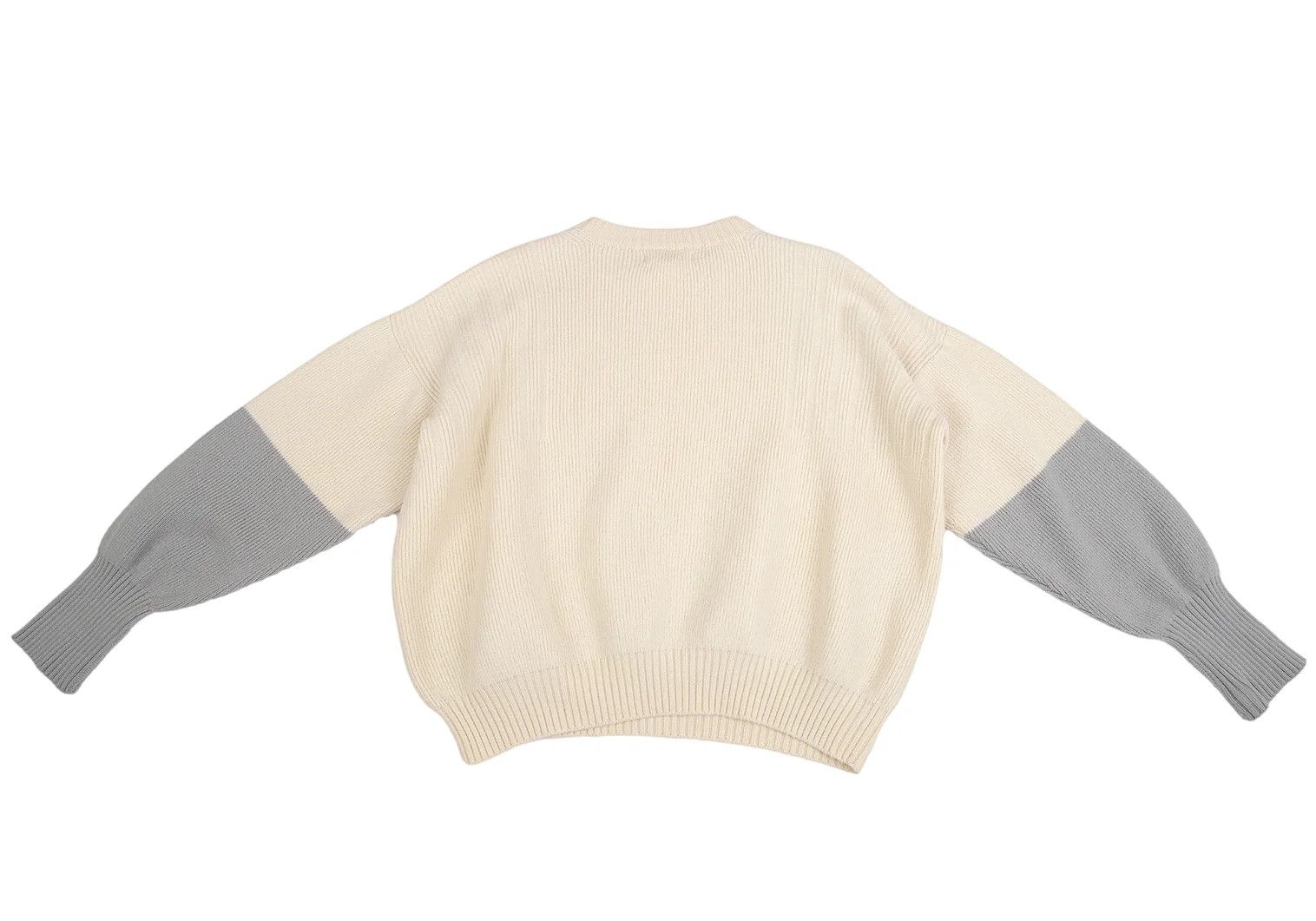 Yohji Yamamoto Yohji Yamamoto Bi-Color Crew Neck Sweater Size US M / EU 48-50 / 2 - 8 Thumbnail
