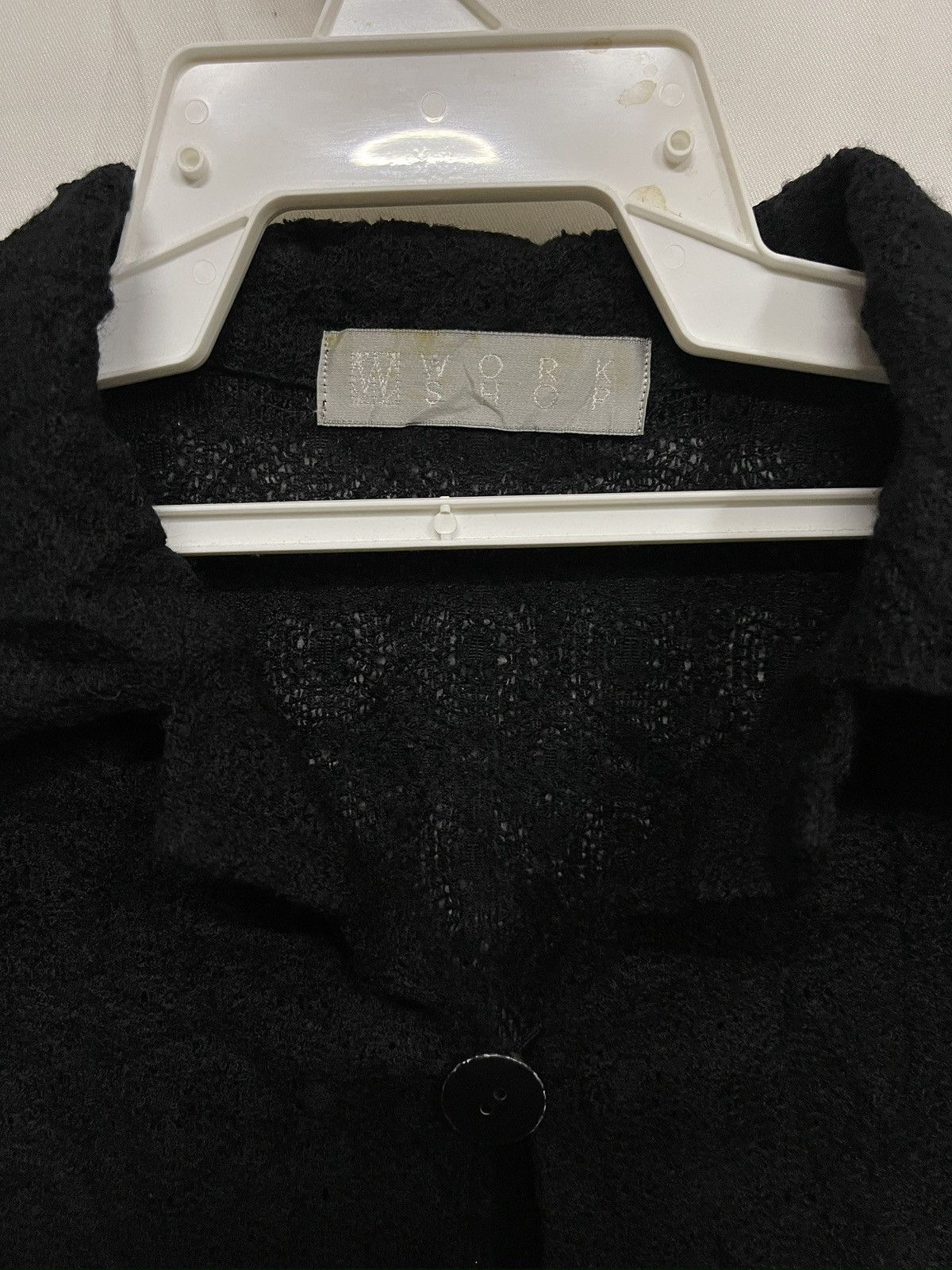 Other RARE‼️Vintage WORKSHOP Yohji Yamamoto Wool Knit Cardigan Size ONE SIZE - 3 Thumbnail
